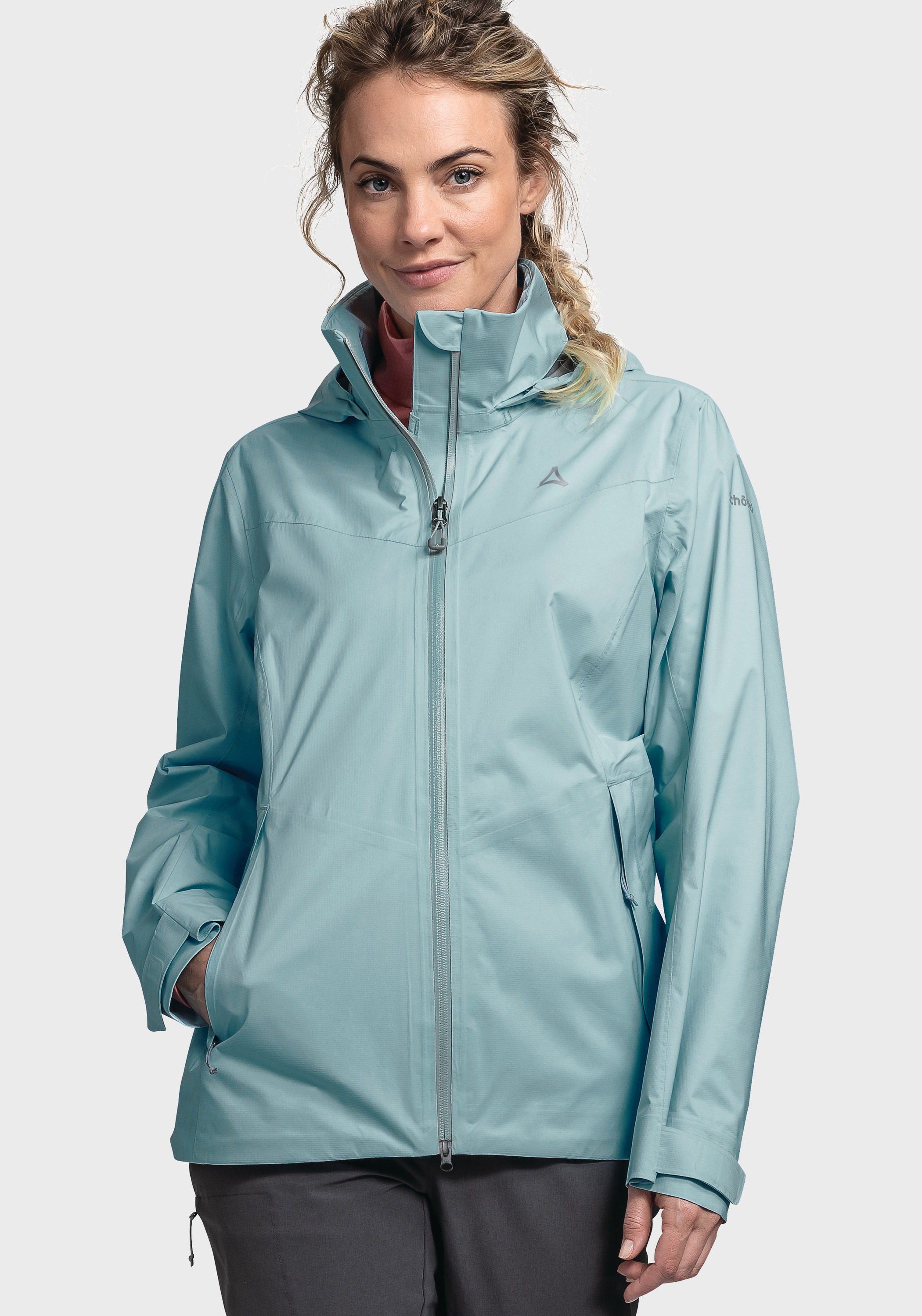 Schöffel Outdoorjacke »2.5L Jacket Aiplspitz L«, mit Kapuze