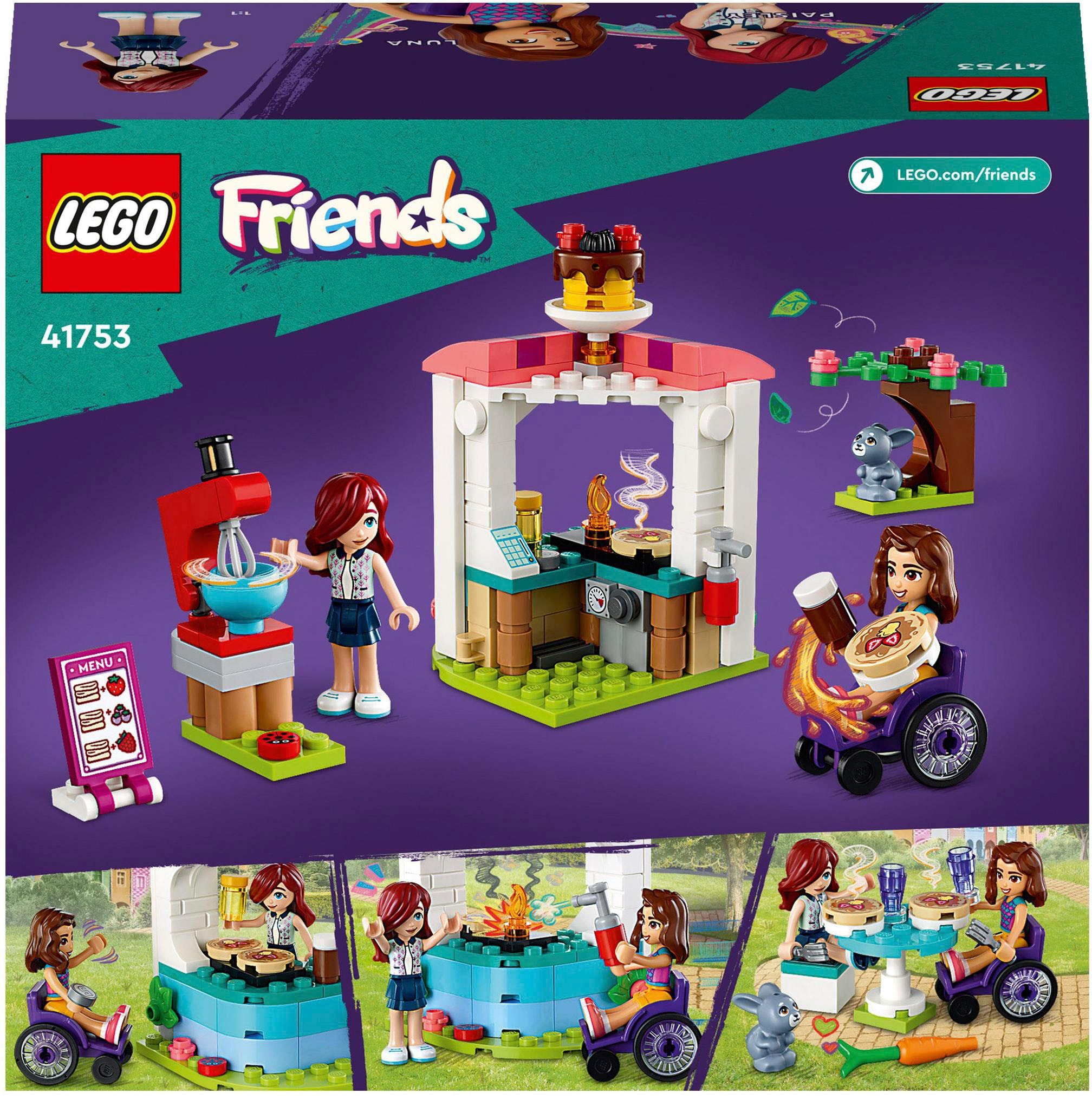 LEGO® Konstruktionsspielsteine »Pfannkuchen-Shop (41753), LEGO® Friends«, (157 St.), Made in Europe