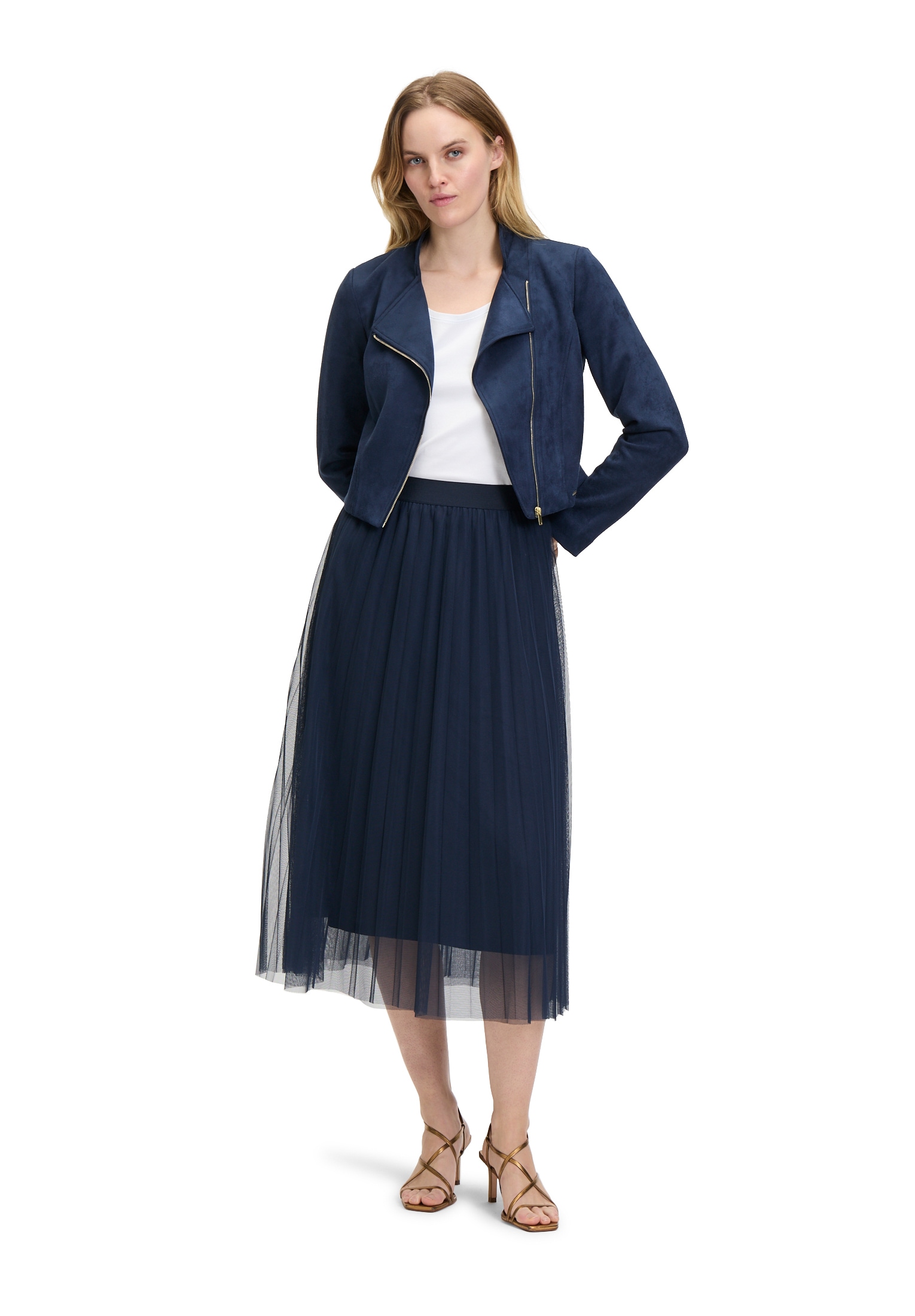Betty&Co Jackenblazer »Bikerjacke mit Stehkragen«