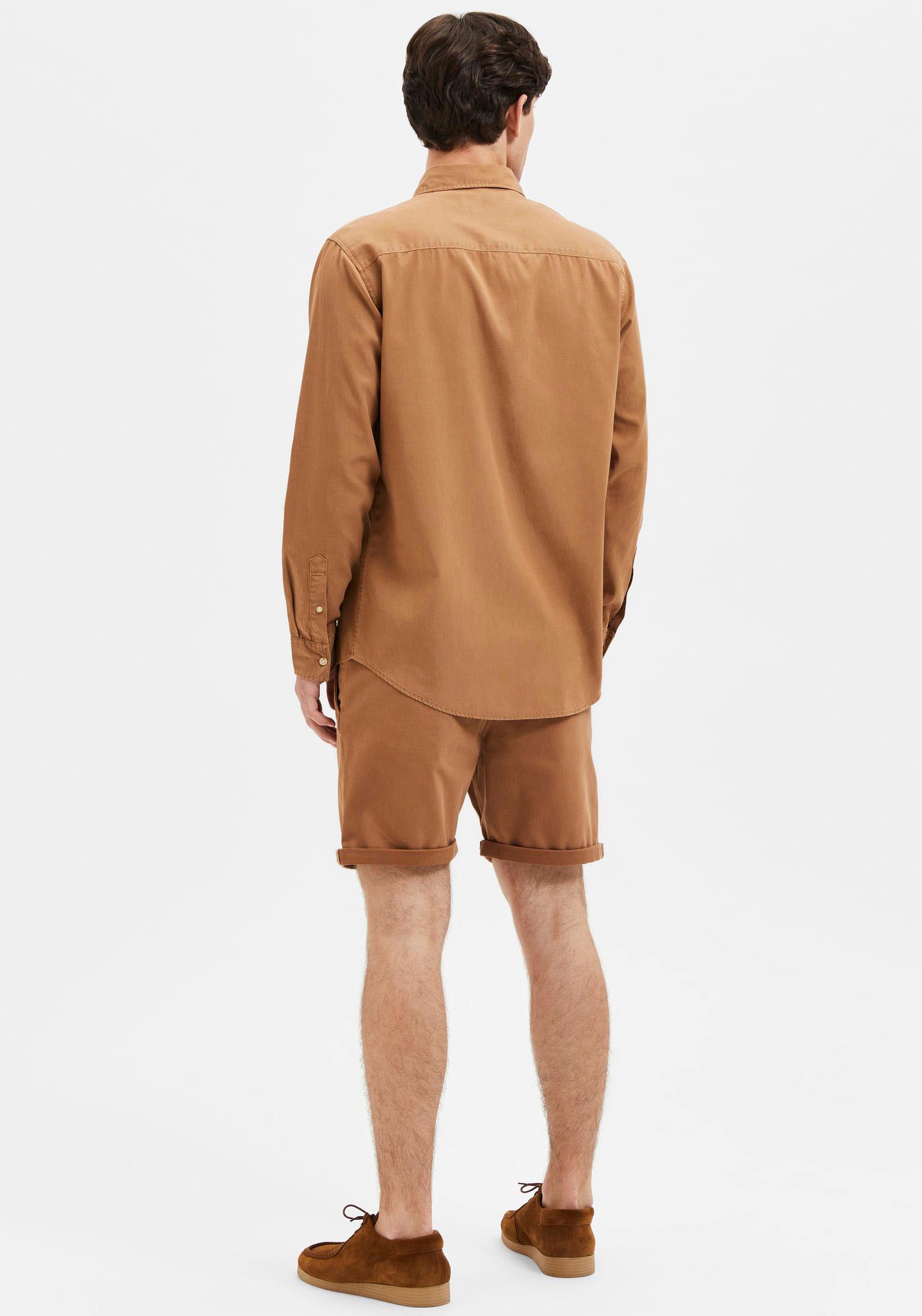 SELECTED HOMME Langarmhemd »SLHREGPASTEL-LINEN SHIRT LS W«