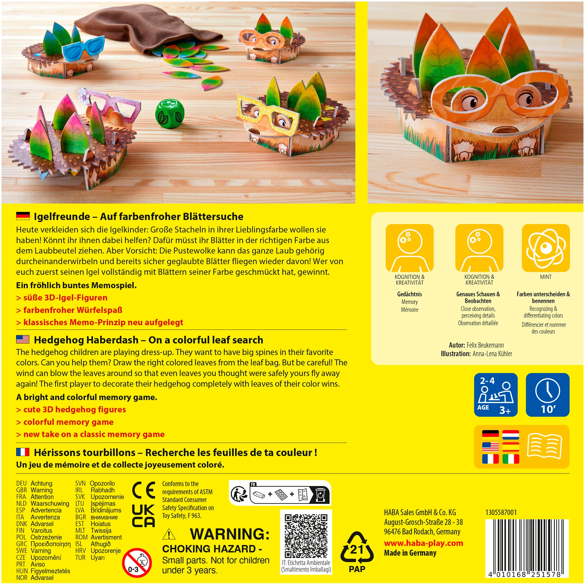 Haba Spiel »Igelfreunde«, Made in Germany
