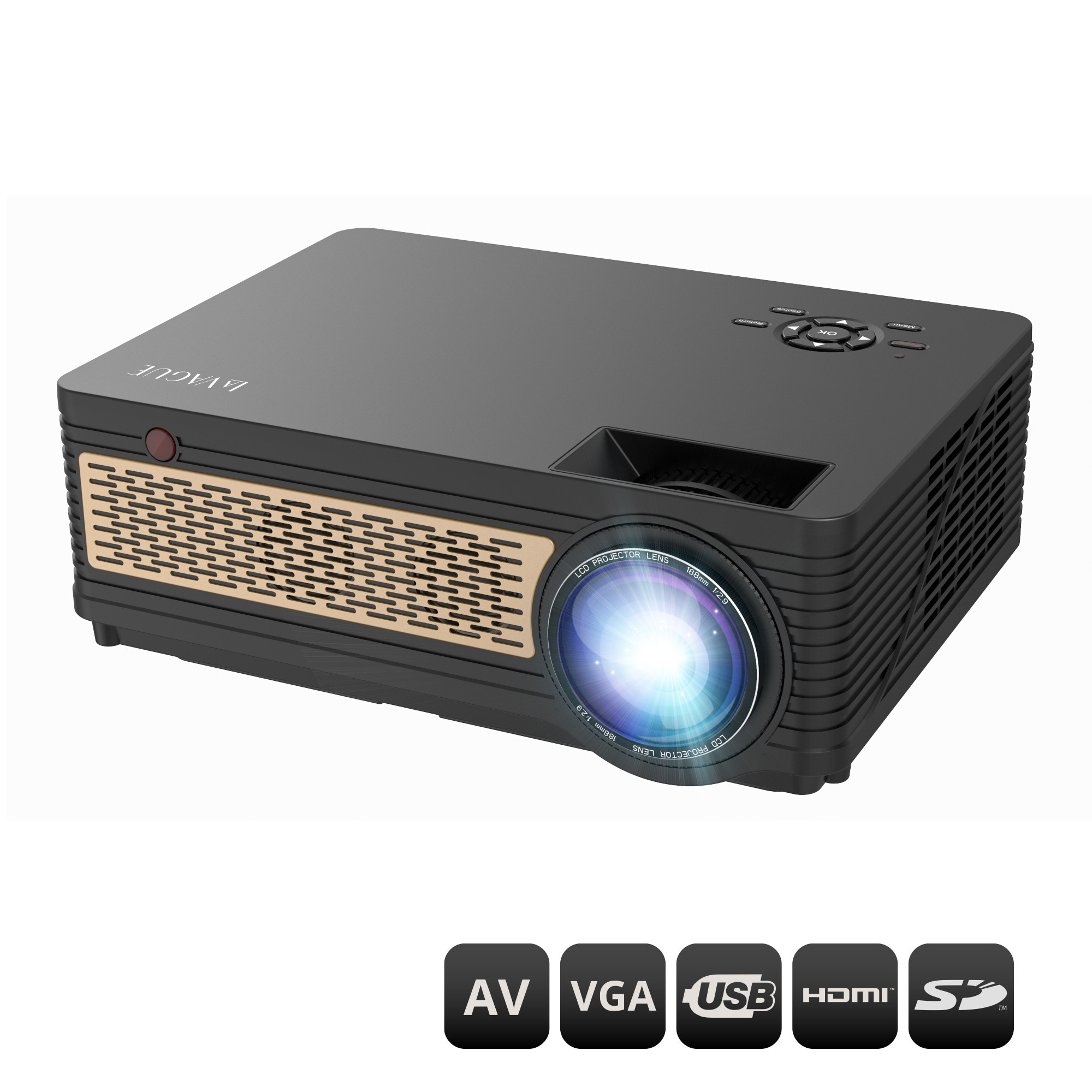 LA VAGUE LED-Beamer »LED-Projektor Full HD LV-HD400«