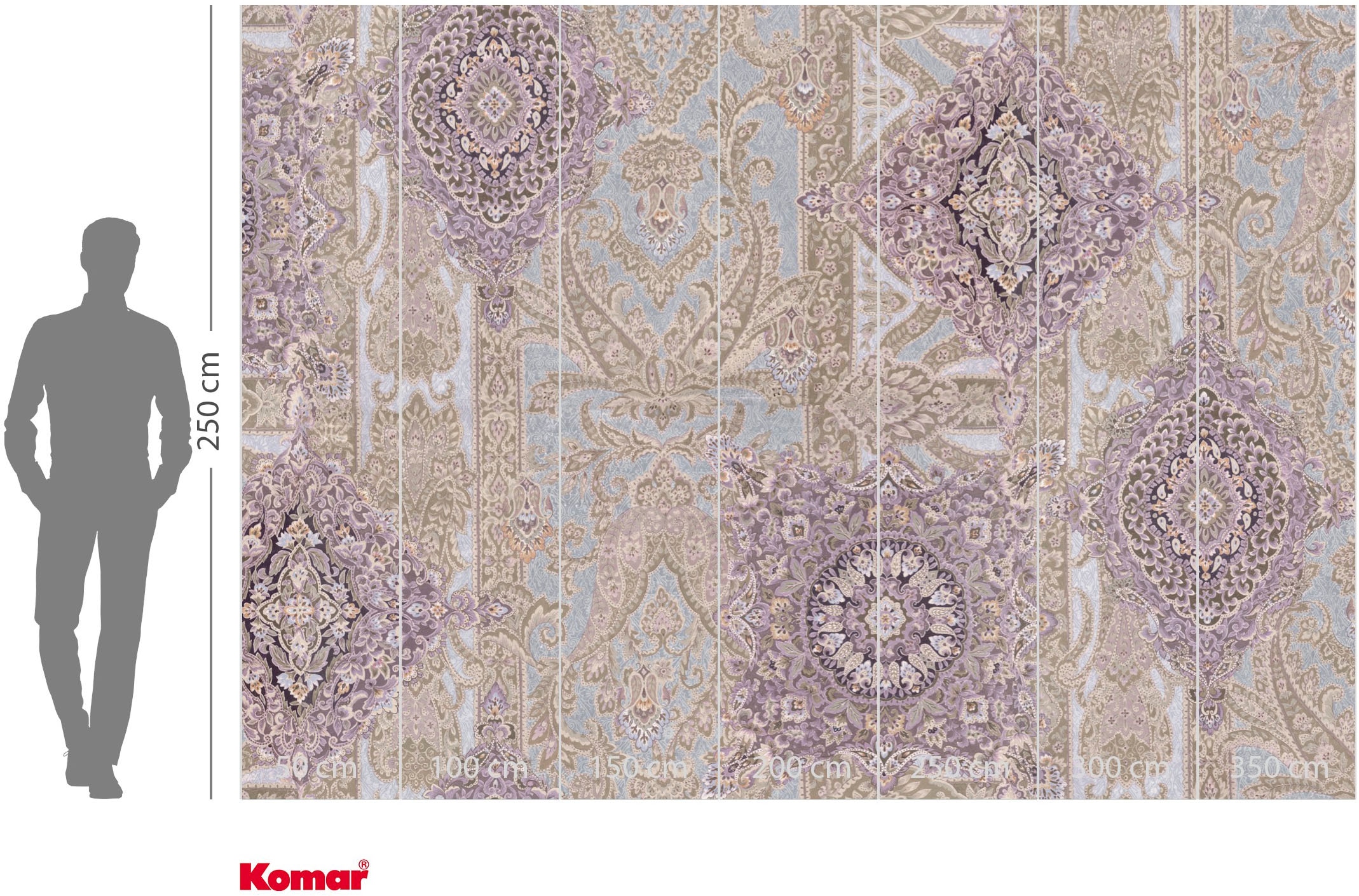 Komar Fototapete »Vlies Fototapete - Jaipur - Größe 350 x 250 cm« Motiv | bedruckt glatt