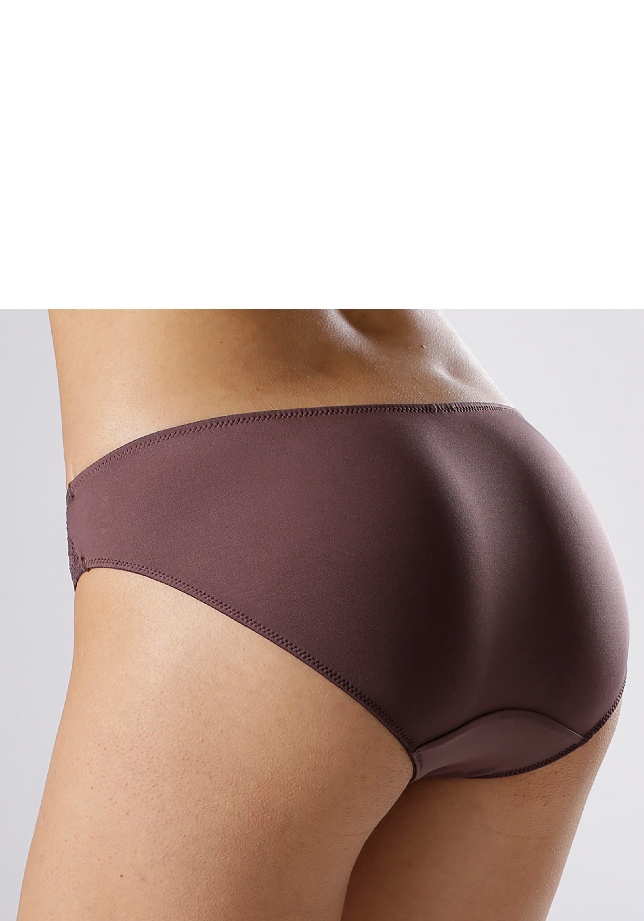 petite fleur Slip, (3 St.), mit leicht transparenter Jacquardspitze an den Seiten