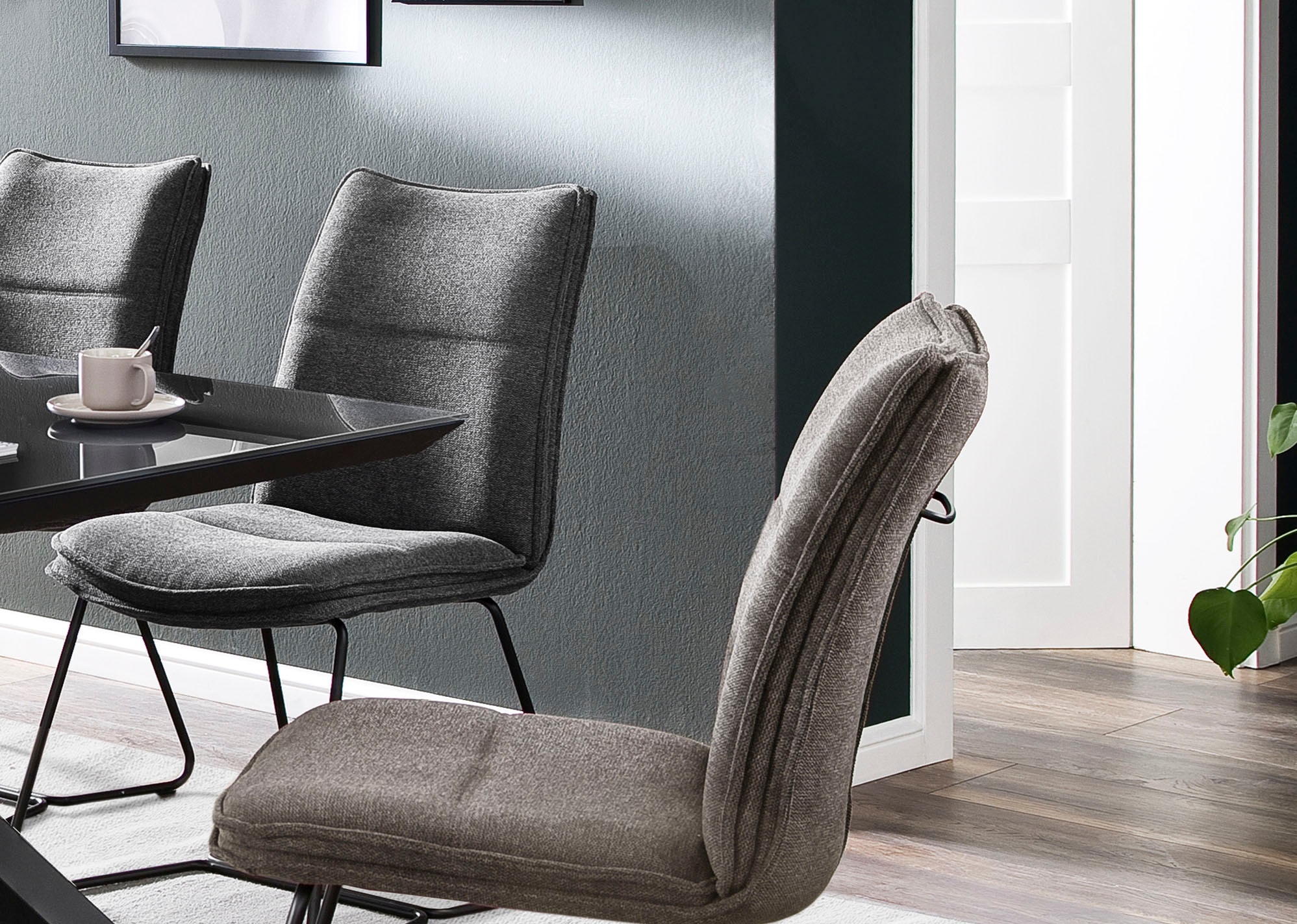 MCA furniture Stuhl »Hampton« (Set) 2 Stk.2er Set, mit Griff, Belastbarkeit 120 Kg, Sitzhöhe ca. 49 cm