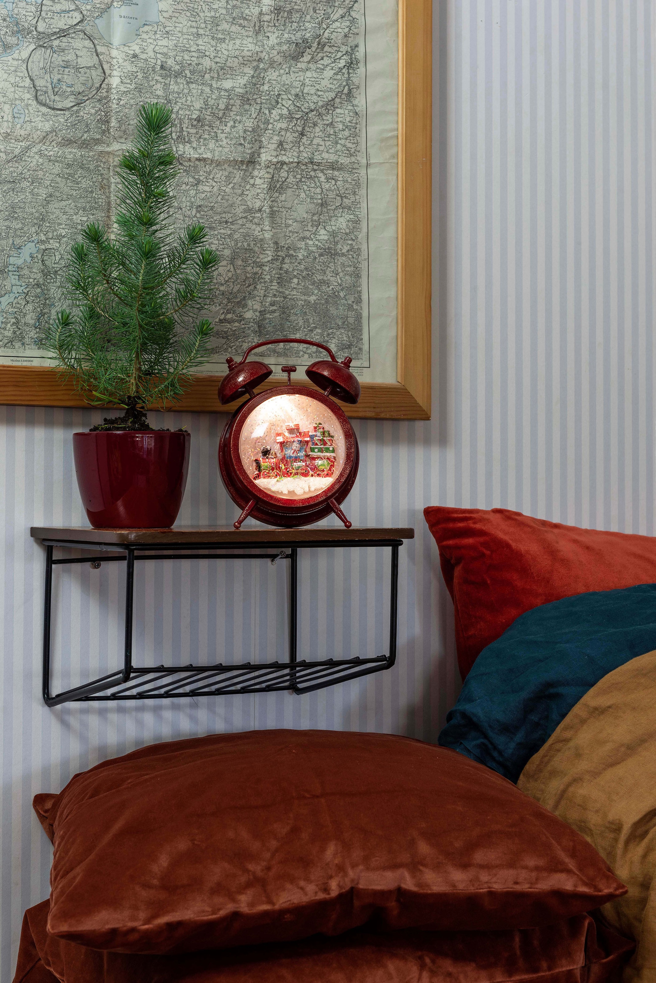KONSTSMIDE LED Laterne »Weihnachtsdeko rot«, 1 flammig-flammig, LED Wecker  mit Schneemann und Zug, wassergefüllt online kaufen | mit 3 Jahren XXL  Garantie