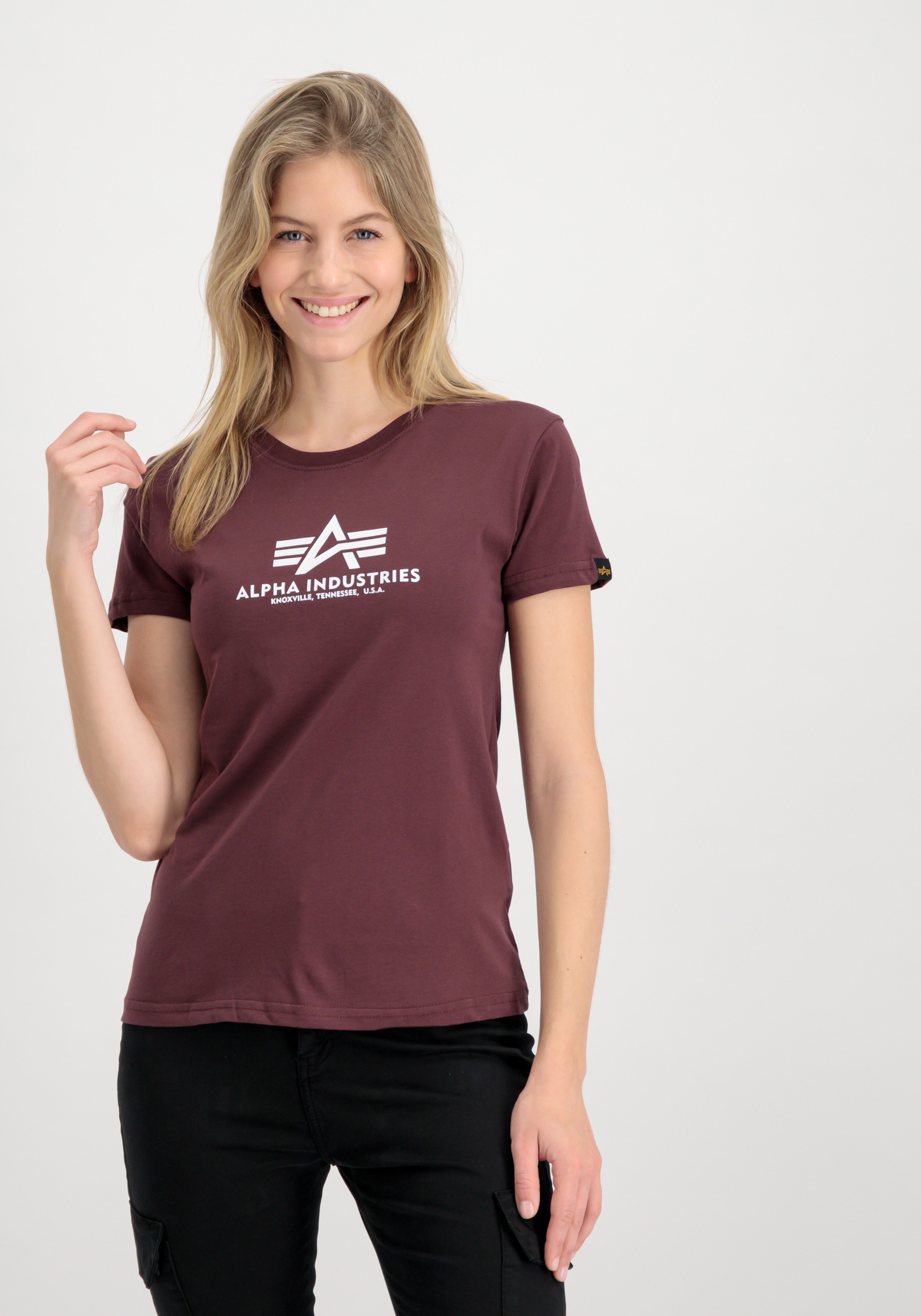 Alpha Industries T-Shirt »Alpha Industries Women - T-Shirts New Basic T-Shirt BL W«
