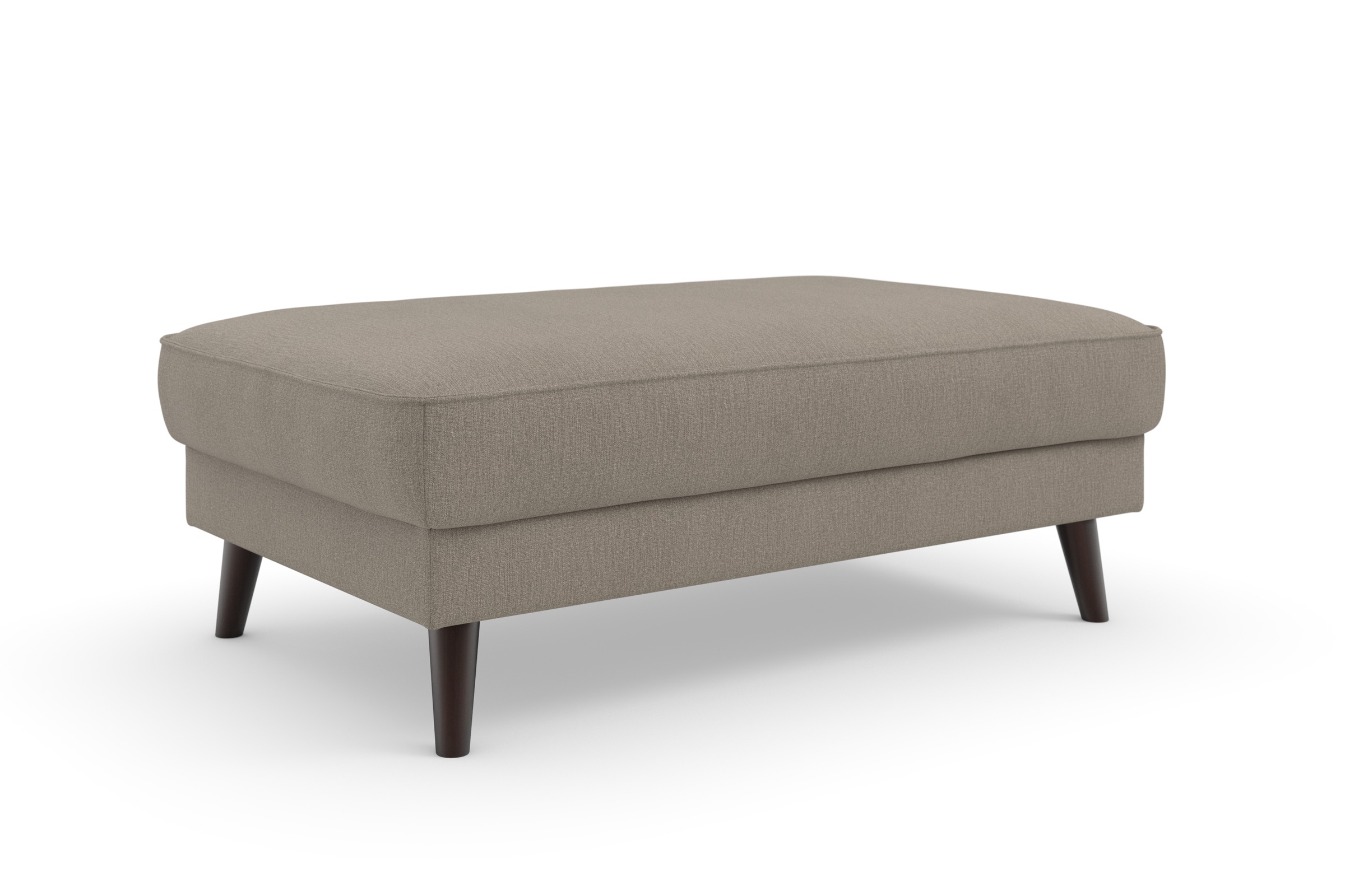 TRENDMANUFAKTUR Polsterhocker »Lumber Jack« 1 Stk. tlg. in moderner Optik, mit extra hohen Füßen