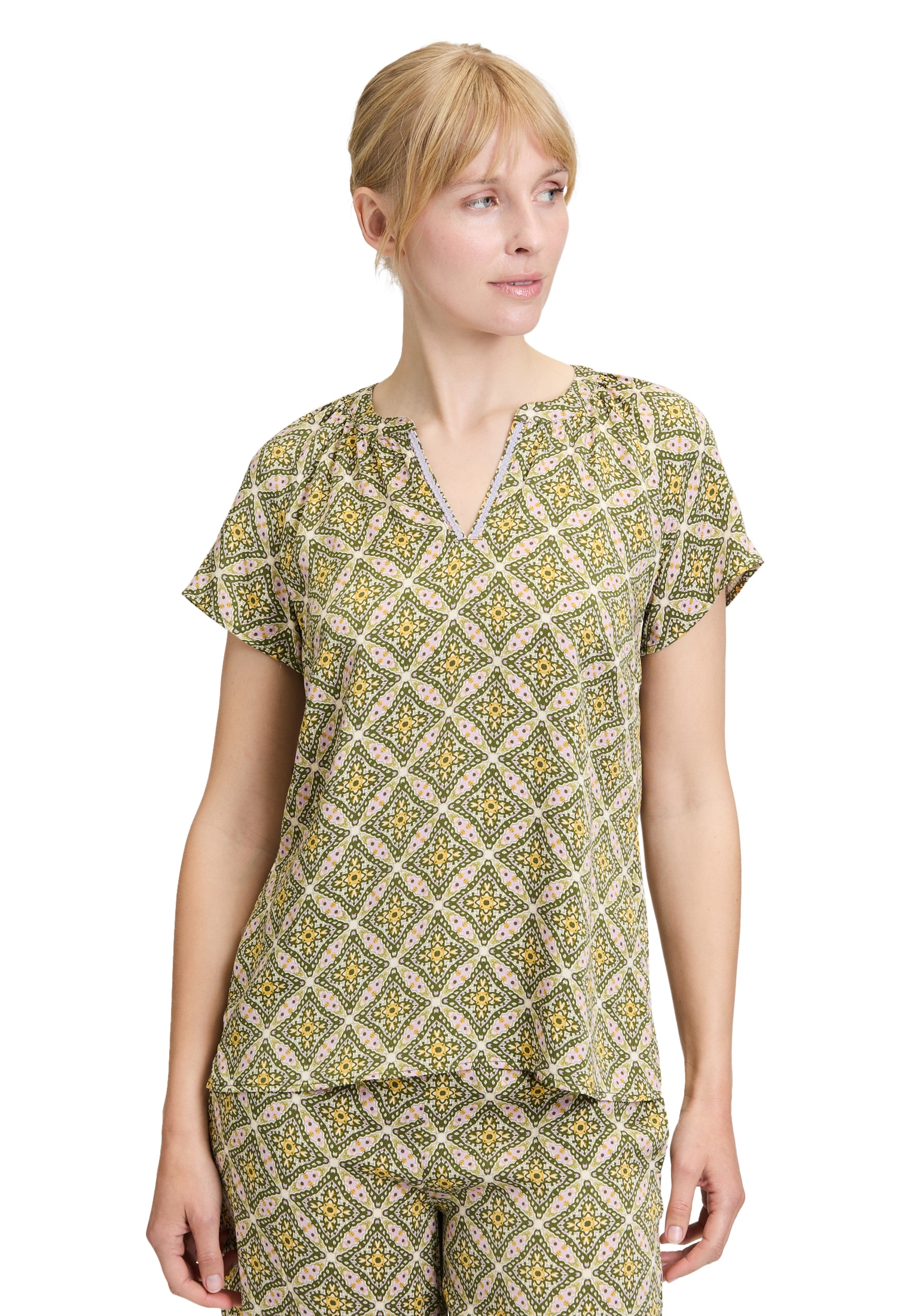 Cartoon Klassische Bluse »Blusenshirt mit Muster«