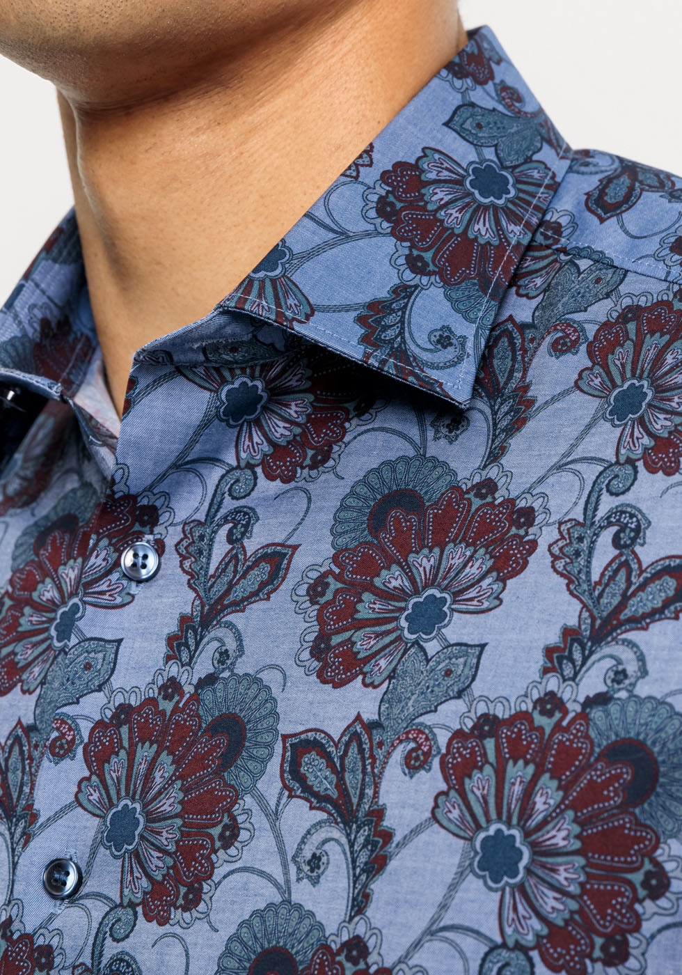 OLYMP Langarmhemd »Level Five body fit« mit modischem Print, Langarm