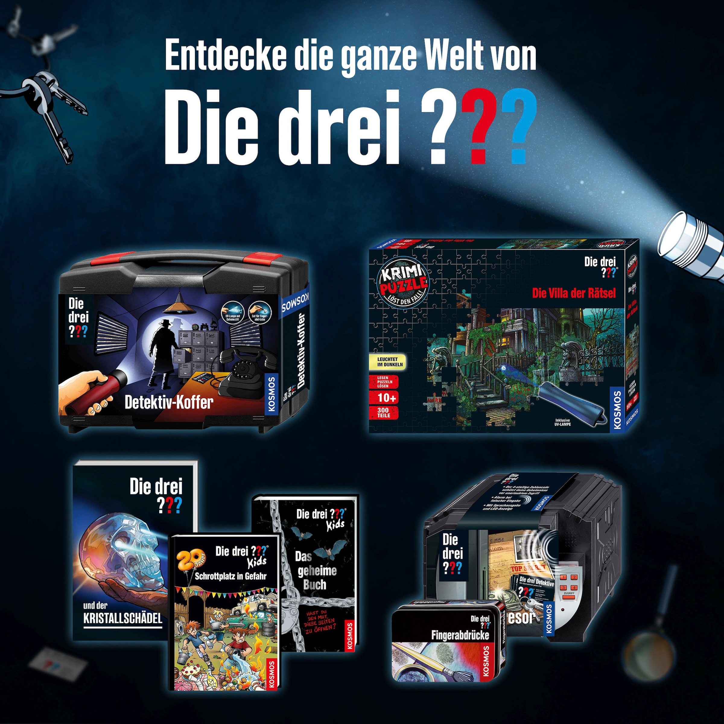 Kosmos Experimentierkasten »Die drei ??? Phantomstimme«