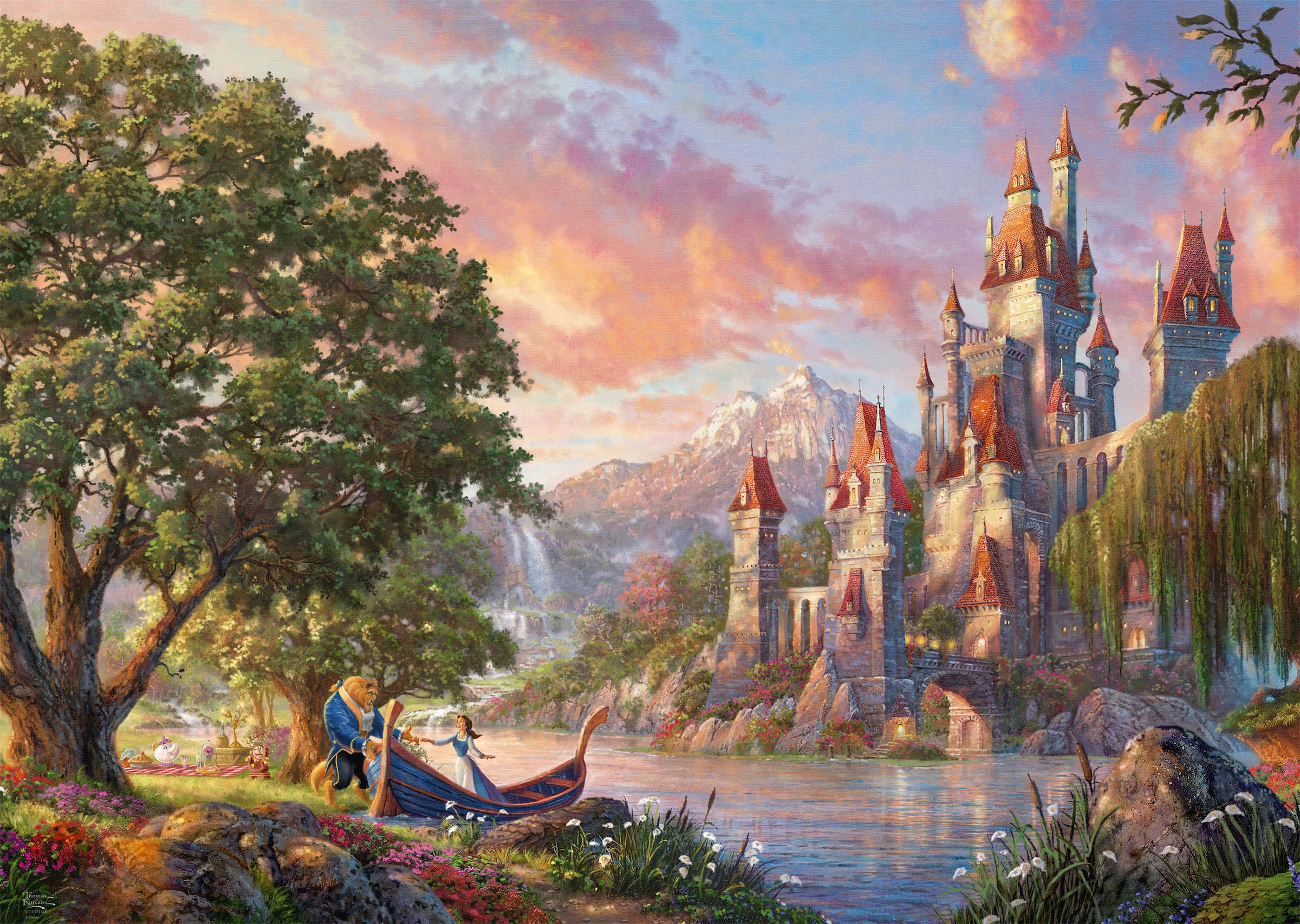 Schmidt Spiele Puzzle »Disney, Belle's Magical World von Thomas Kinkade«, (3000 tlg.)