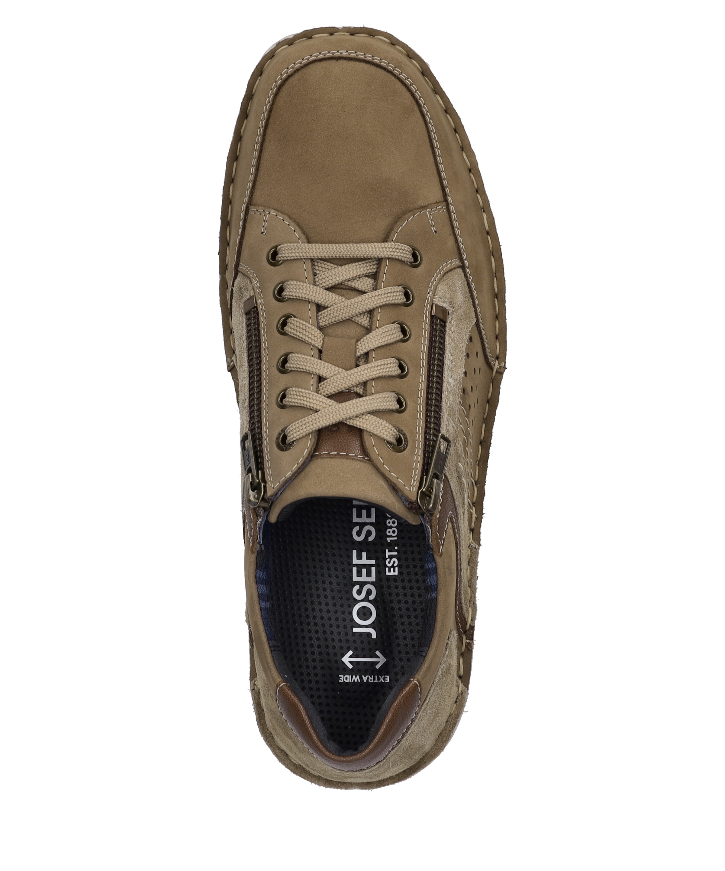 Josef Seibel Schnürschuh »New Anvers 87, sand-kombi«