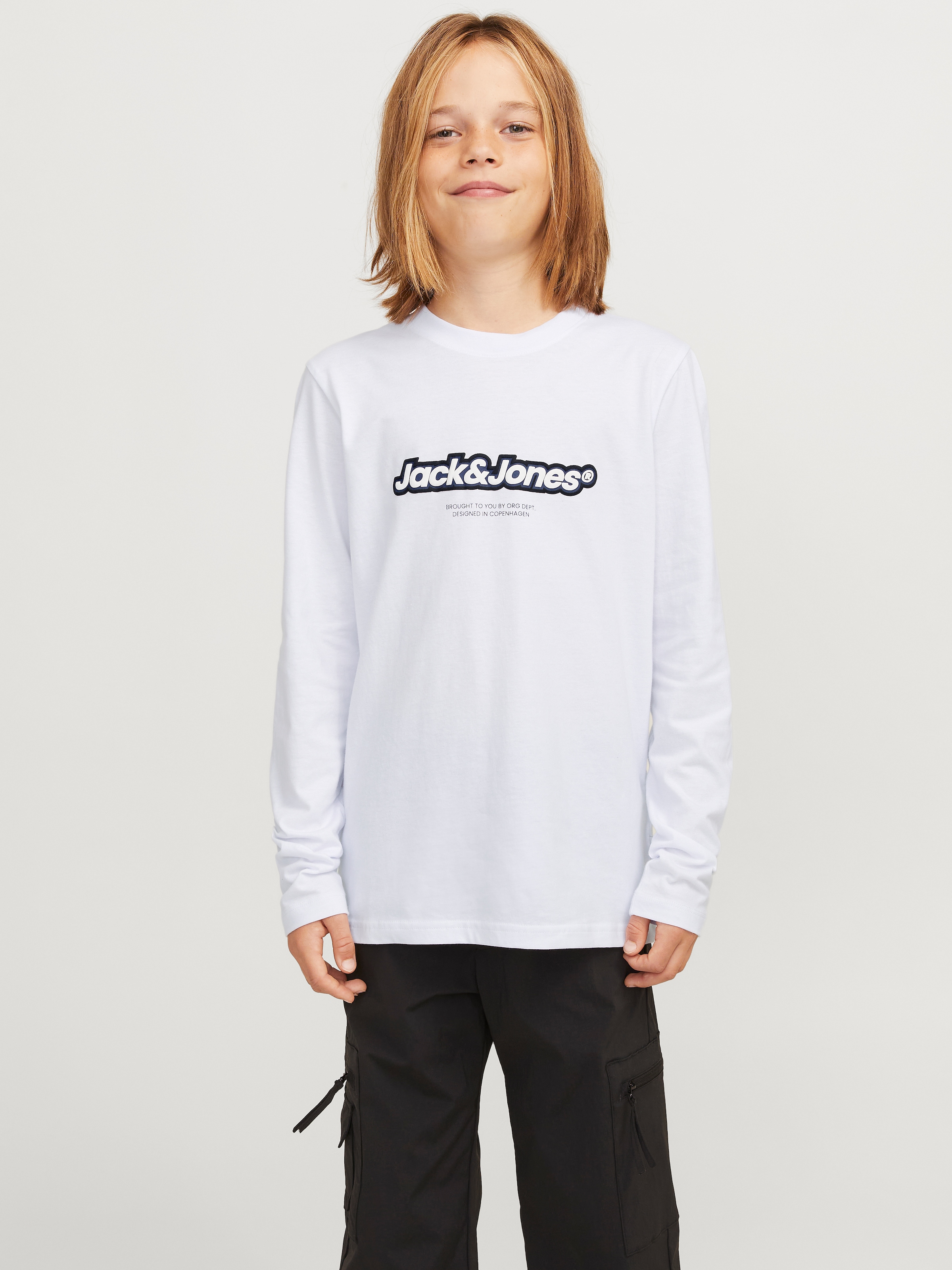 Langarmshirt »JORVESTERBRO NEWTON BRNDG TEE LS BF JNR«