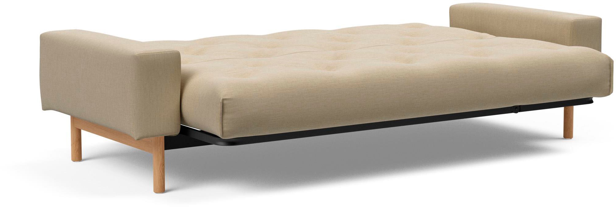 INNOVATION LIVING ™ Schlafsofa »MIMER hochwertige Schlaffunktion, aktuelles Design und extra Komfort,«, Taschenfederkernmatratze, Breite Liegefläche 140 cm