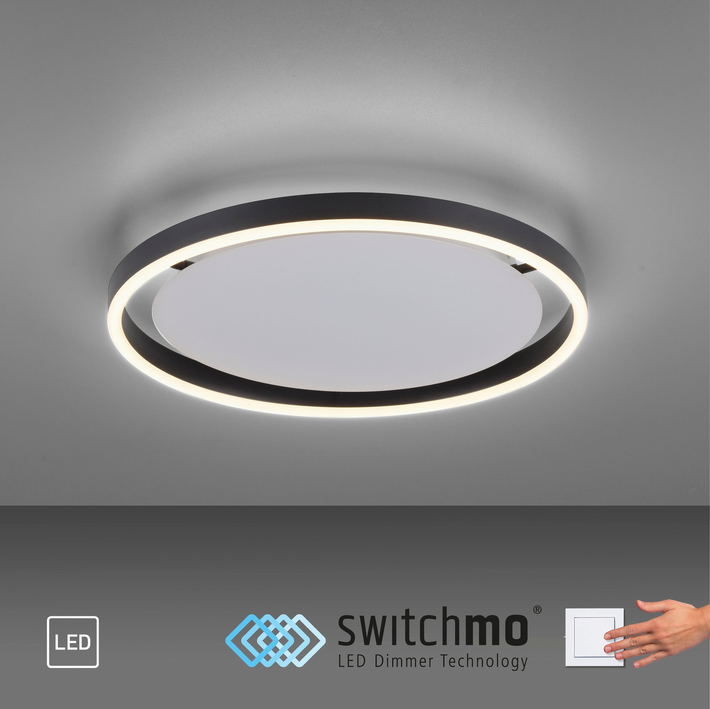 Leuchten Direkt Deckenleuchte LED, kaufen online Switchmo, XXL | dimmbar, flammig-flammig, 1 Switchmo 3 Jahren dimmbar, Garantie mit »RITUS«