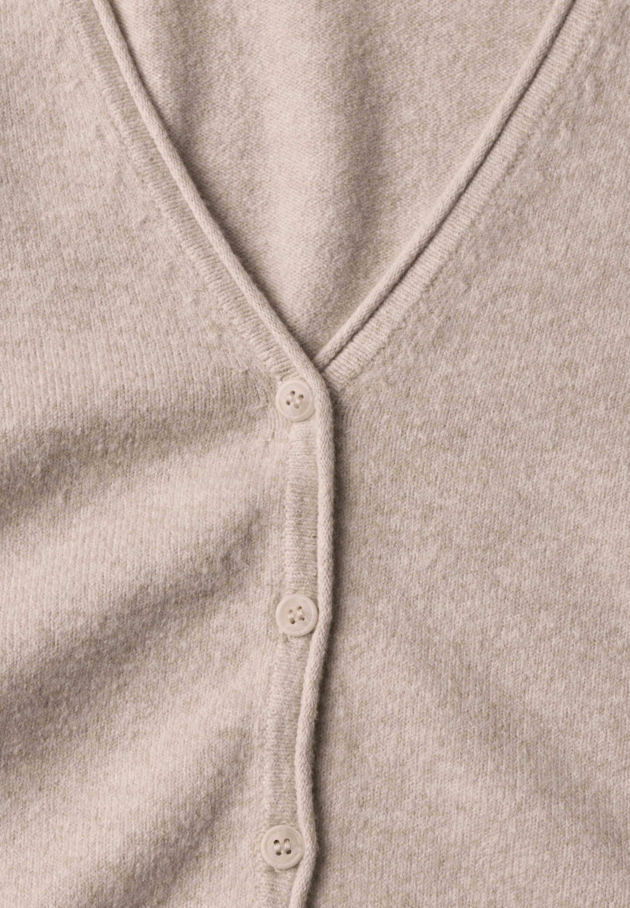 STREET ONE Cardigan mit V-Neck und Knopfleiste