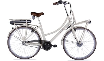 LLobe E-Bike »Rosendaal Lady 15,6 Ah«, 3 Gang, Frontmotor 250 W, Gepäckträger vorne kaufen