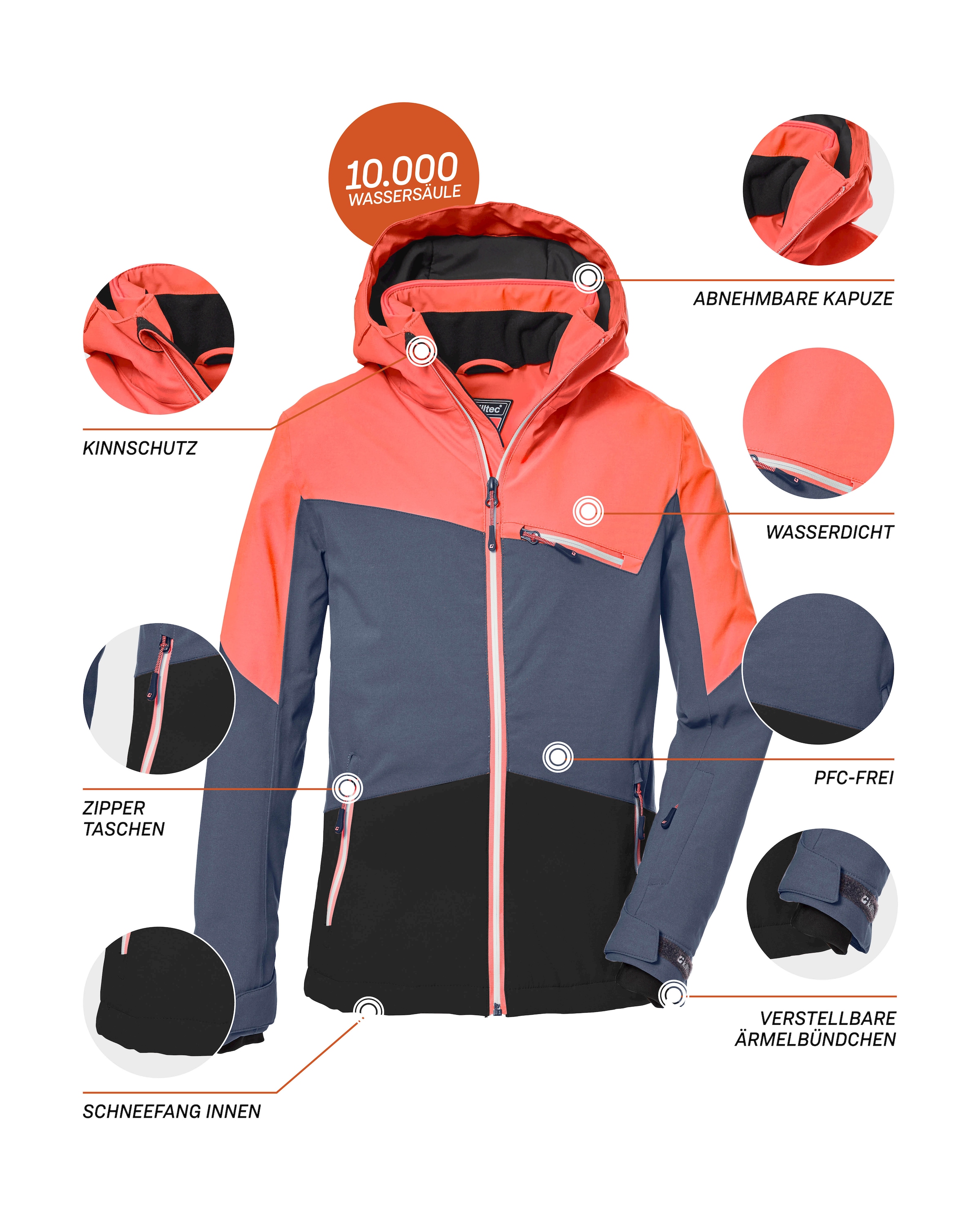 Killtec Skijacke »KSW 182 GRLS SKI JCKT«