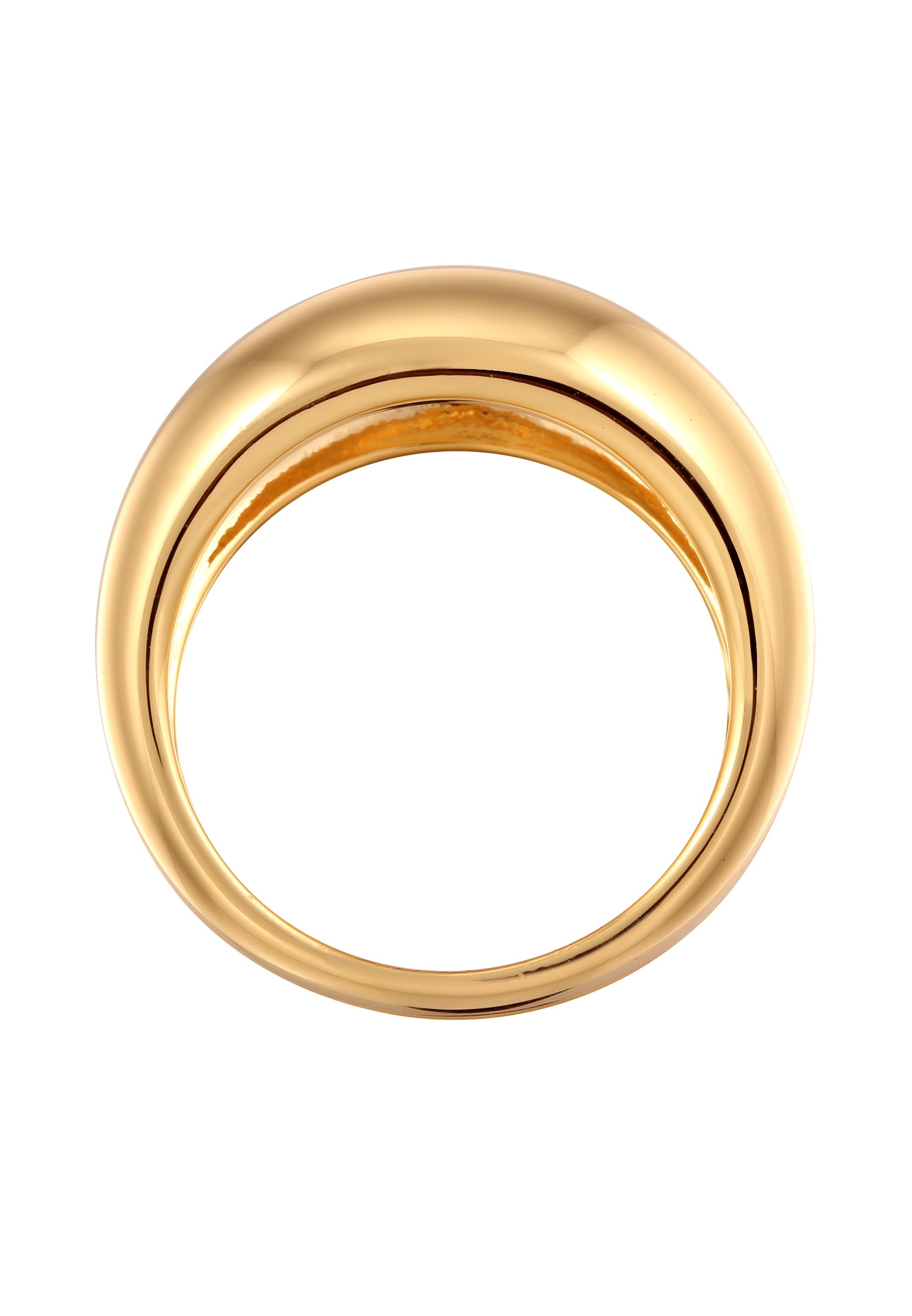 Elli Silberring »Ring Chunky Ring Silberfarben für Damen«