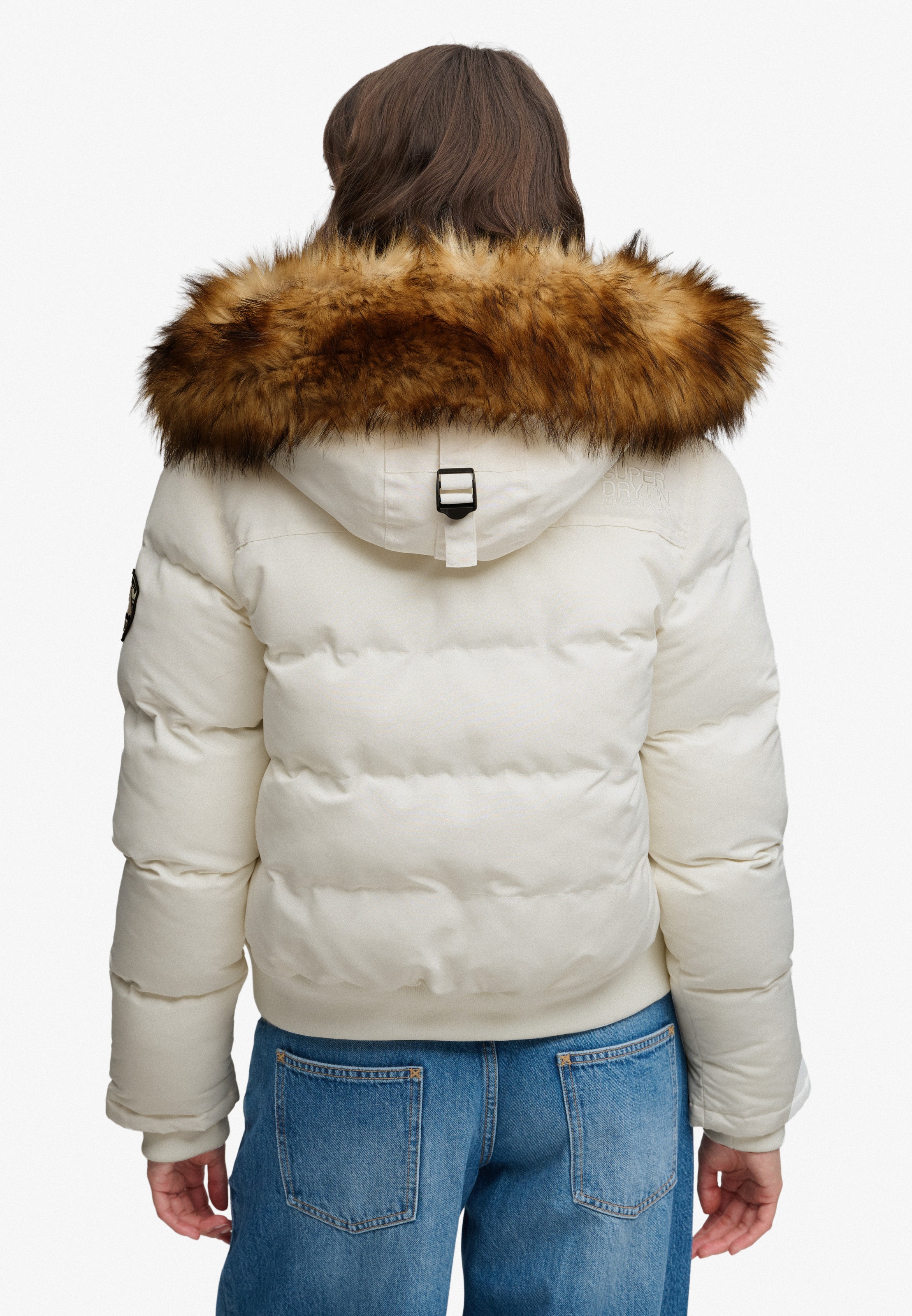 Superdry Steppjacke »EVEREST HOODED BOMBER JKT« mit Kapuze Kunstfaser, slim fit