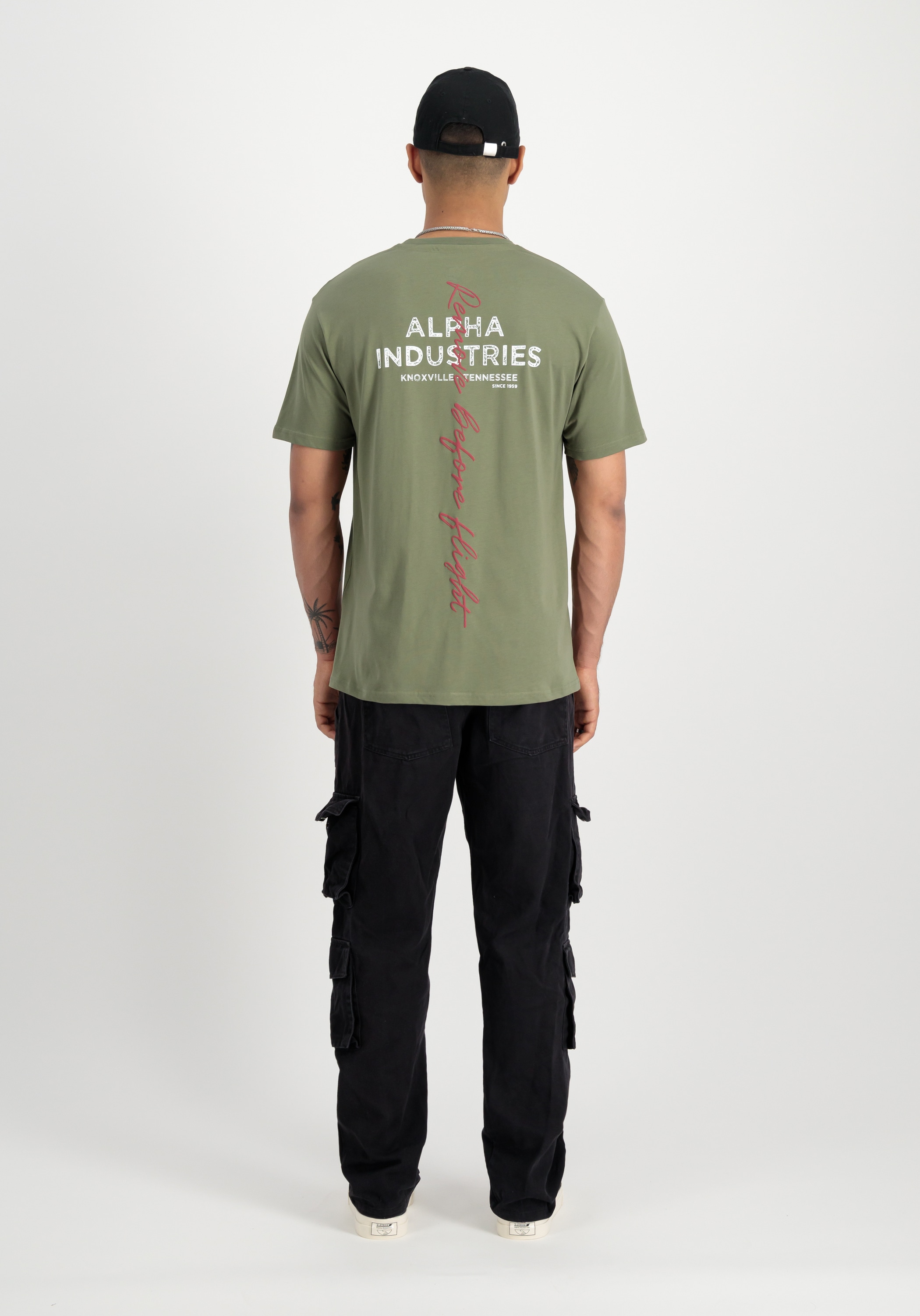 Alpha Industries T-Shirt »Signature Backprint T-Shirt«