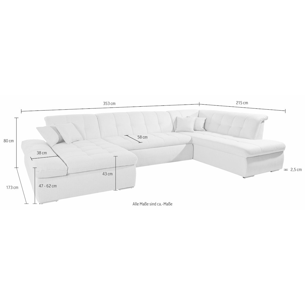 INOSIGN Wohnlandschaft »U-Form«