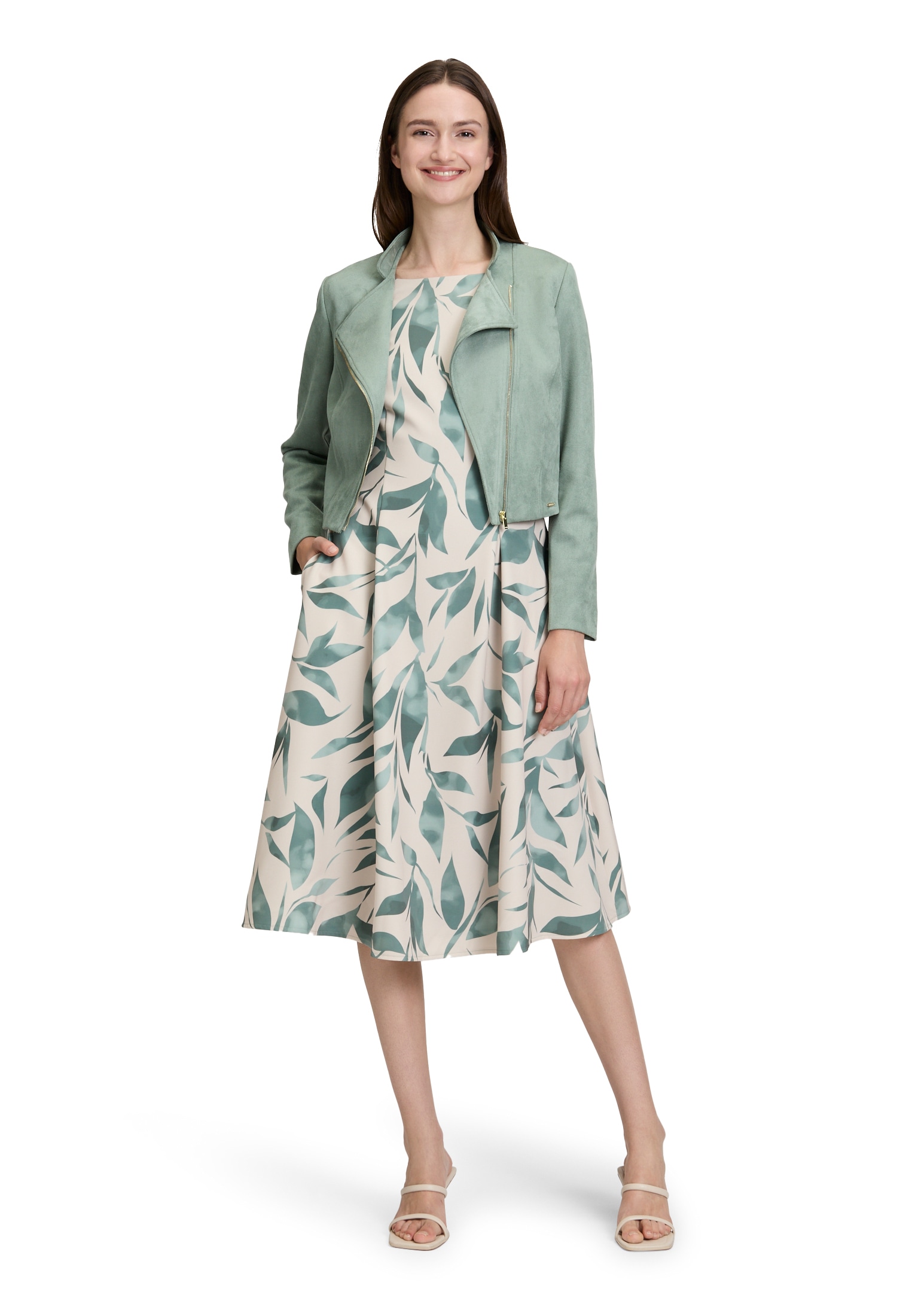 Betty&Co Jackenblazer »Bikerjacke mit Stehkragen«