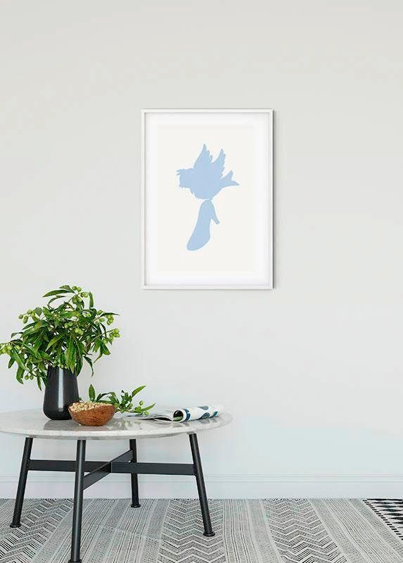 Komar Bild »Cinderella Bird«, Disney, (1 St.), Wandbild zur Dekoration im Kinderzimmer - ohne Rahmen