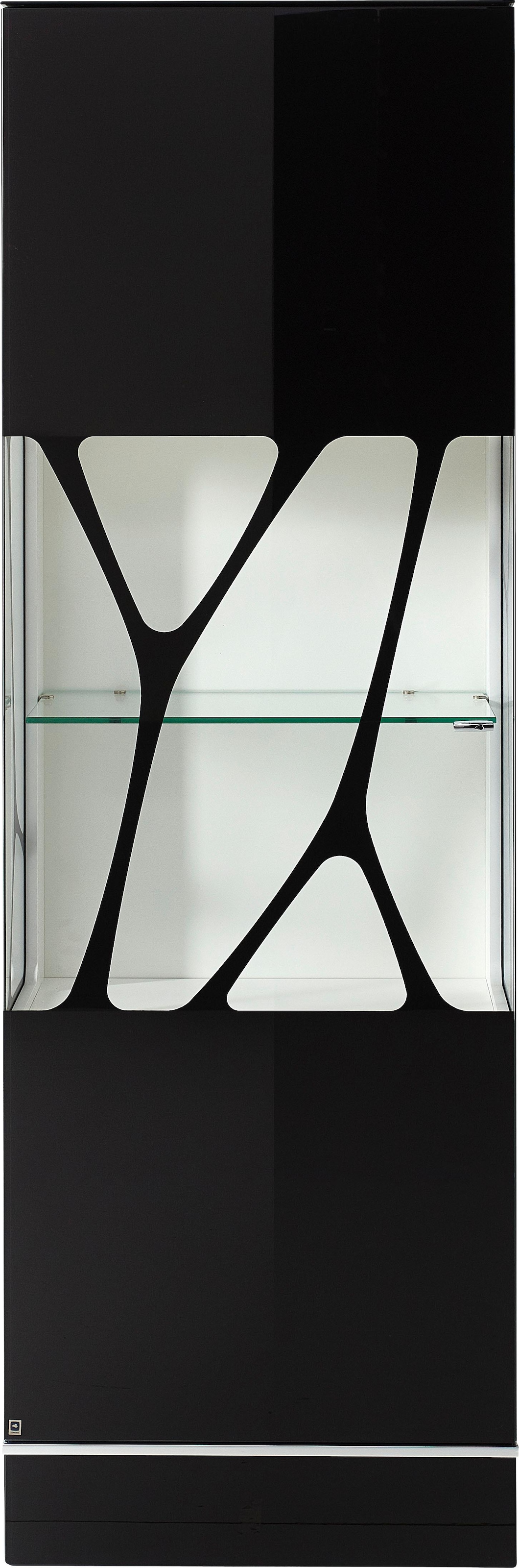 LEONARDO Glasvitrine »CUBE«, mit Genetics, wahlweise mit Beleuchtung, Höhe 192 cm