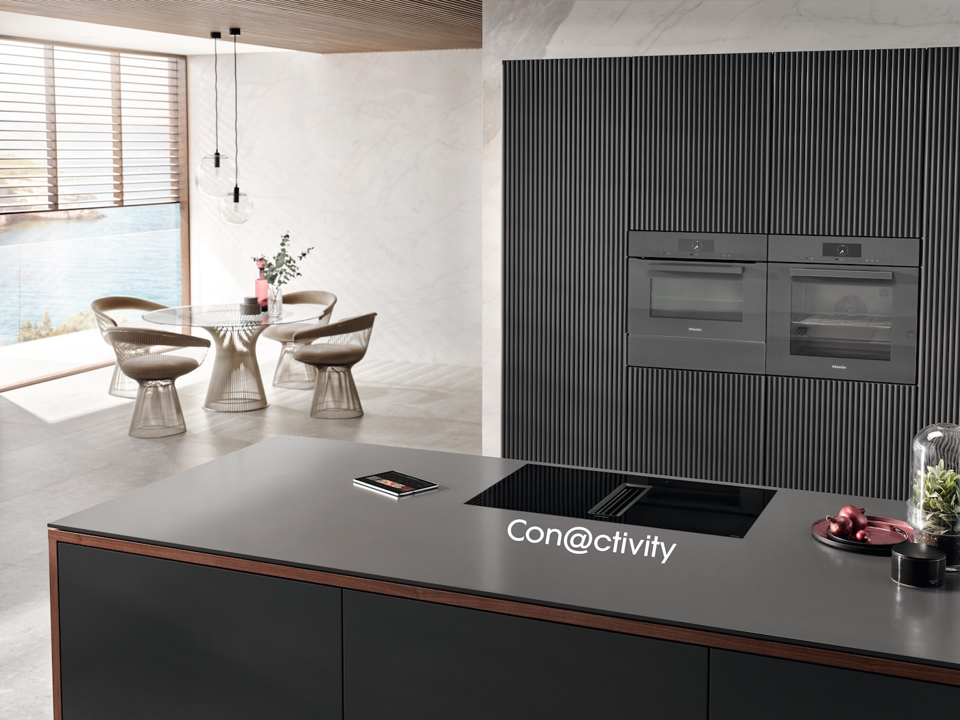Miele Kochfeld mit Dunstabzug »KMDA 7676 FL-U BlackPerfection«