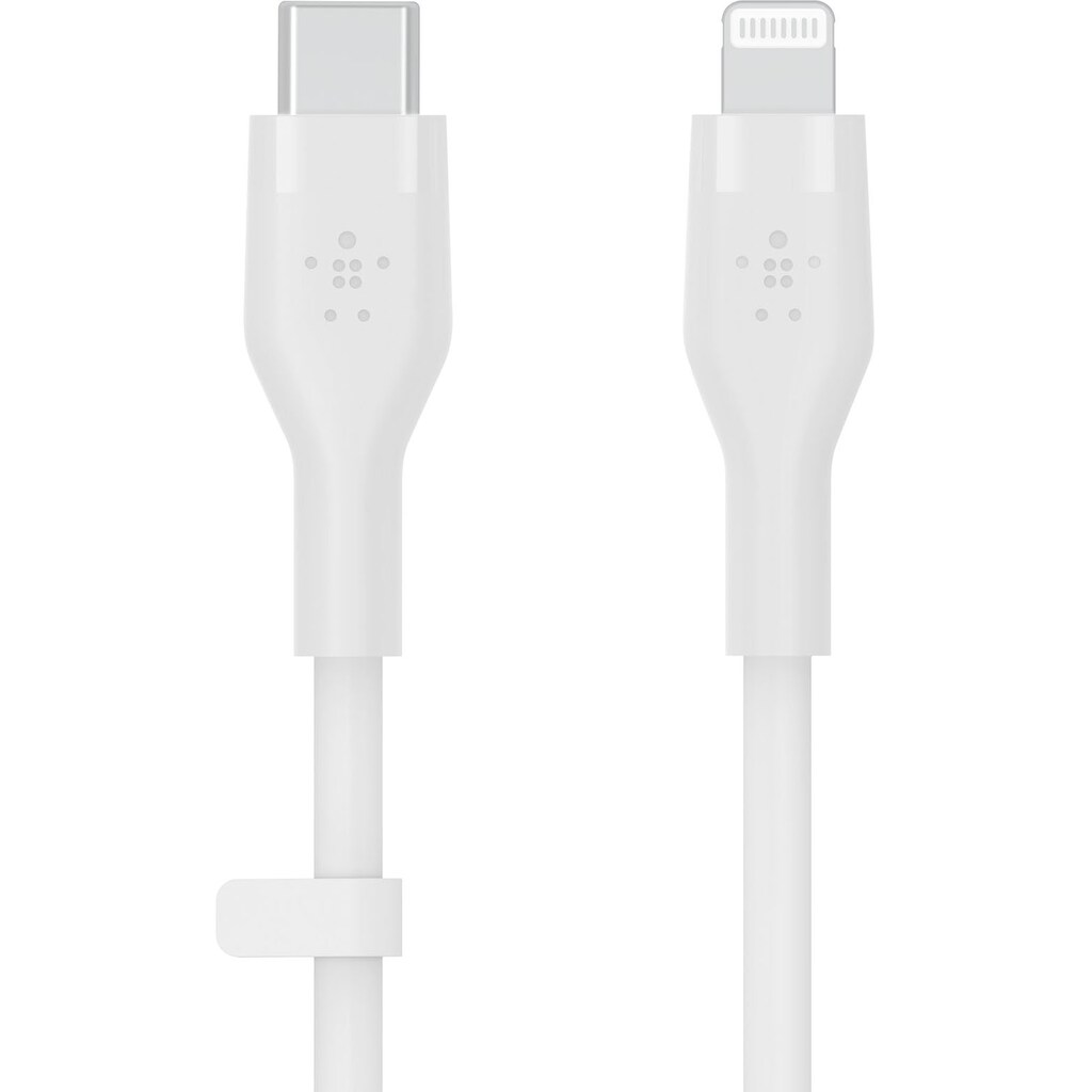 Belkin Smartphone-Kabel »BOOST CHARGE Flex USB-C-Kabel mit Lightning Connector«, USB-C-Lightning, 200 cm