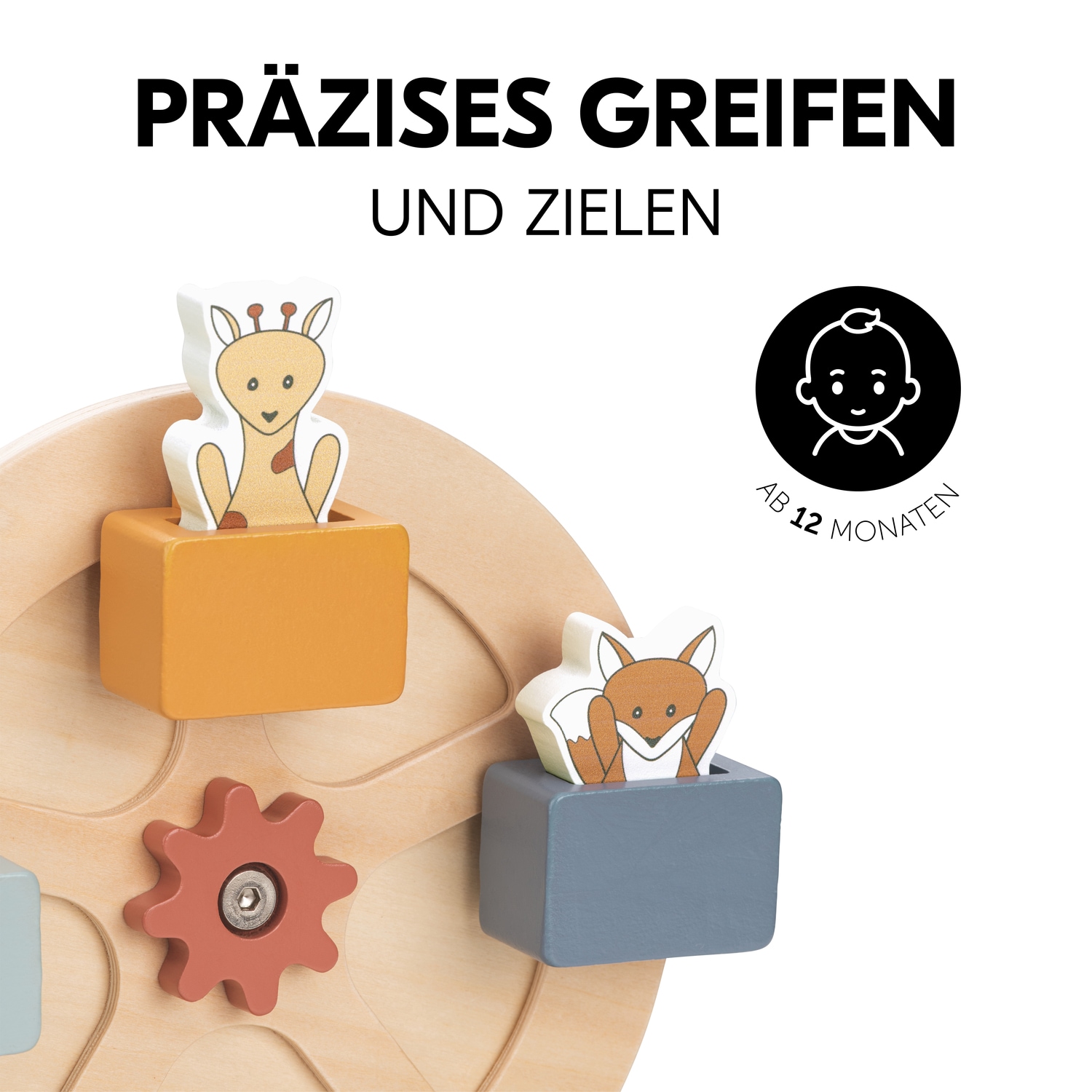 Hauck Greifspielzeug »Play Fun Fair S, hauck Animals«, für Hauck Play Tray; FSC® - schützt Wald - weltweit
