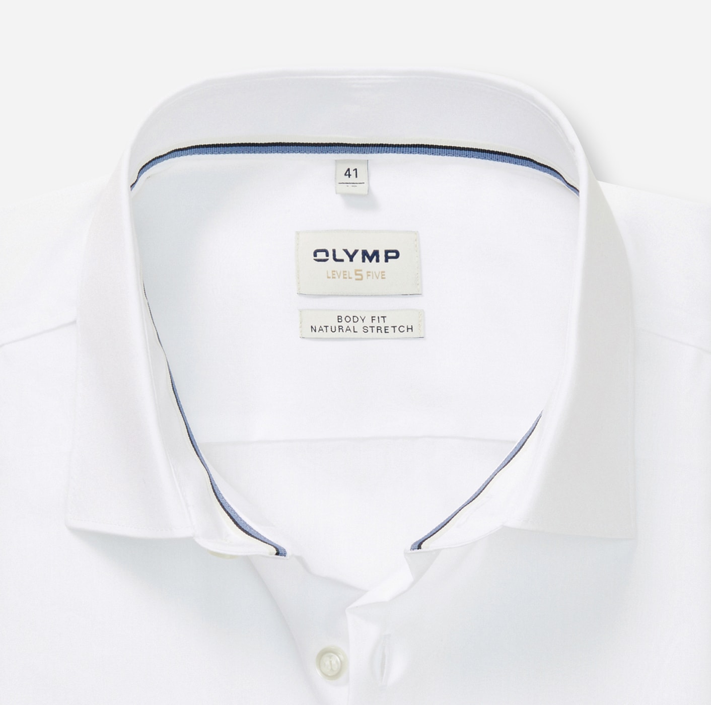 OLYMP Langarmhemd »Level Five«, New York Kentkragen, Businesshemd, body fit
