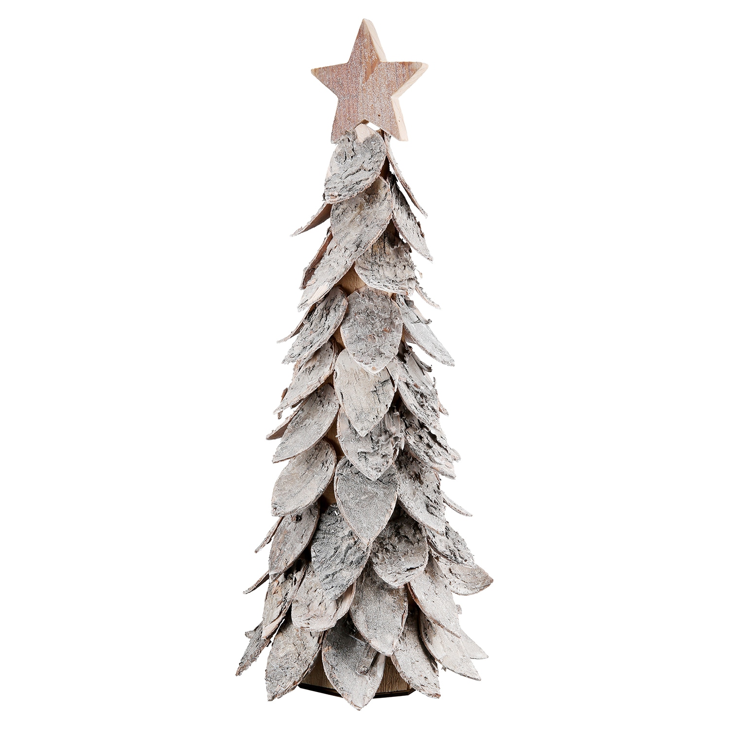 GILDE Dekobaum »Cone«, Holz, naturfarben, ØxH: 21x51 cm