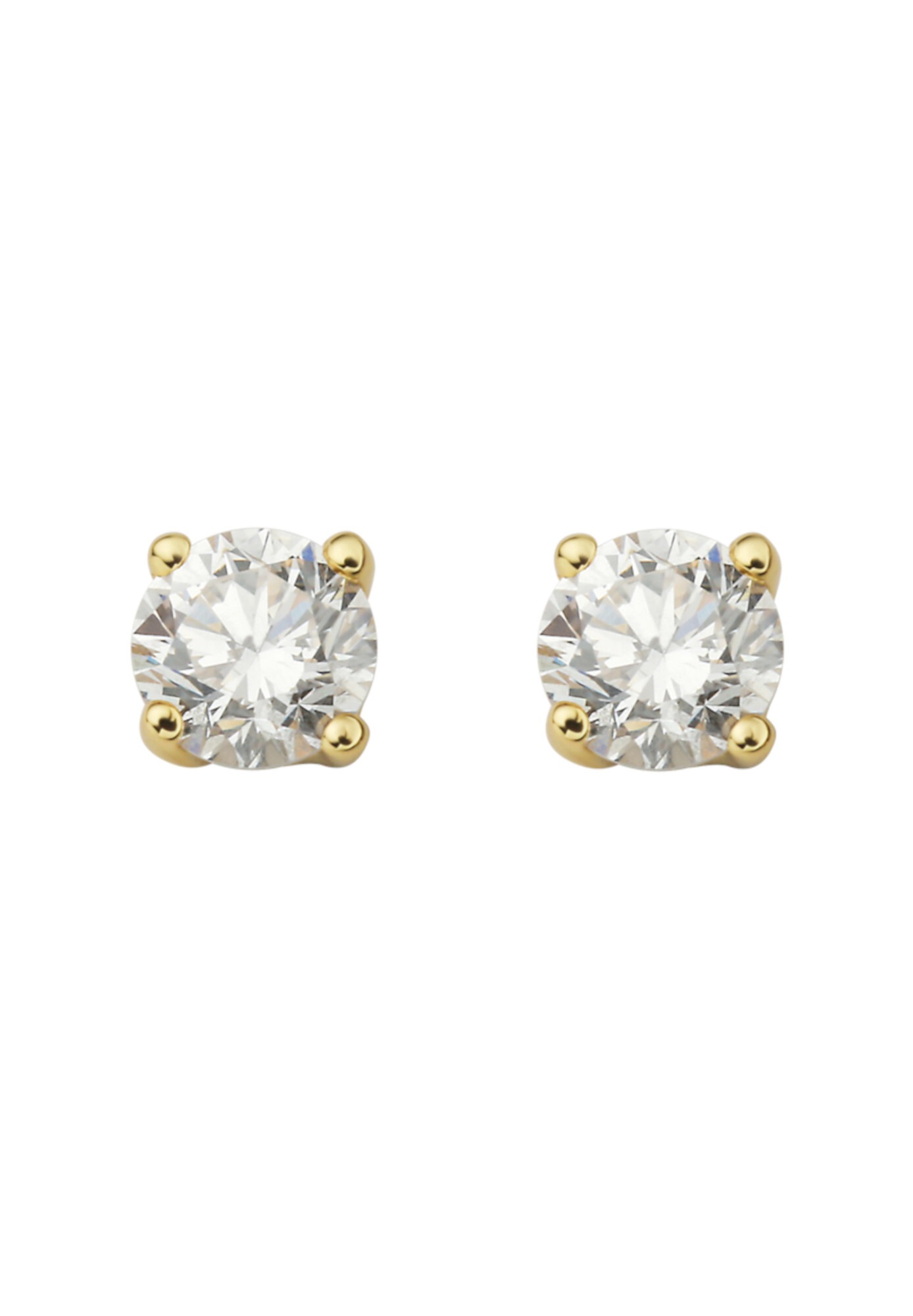 ONE ELEMENT Paar Ohrstecker »0.30 ct Diamant Brillant Ohrringe  Ohrstecker aus 585 Gelbgold«