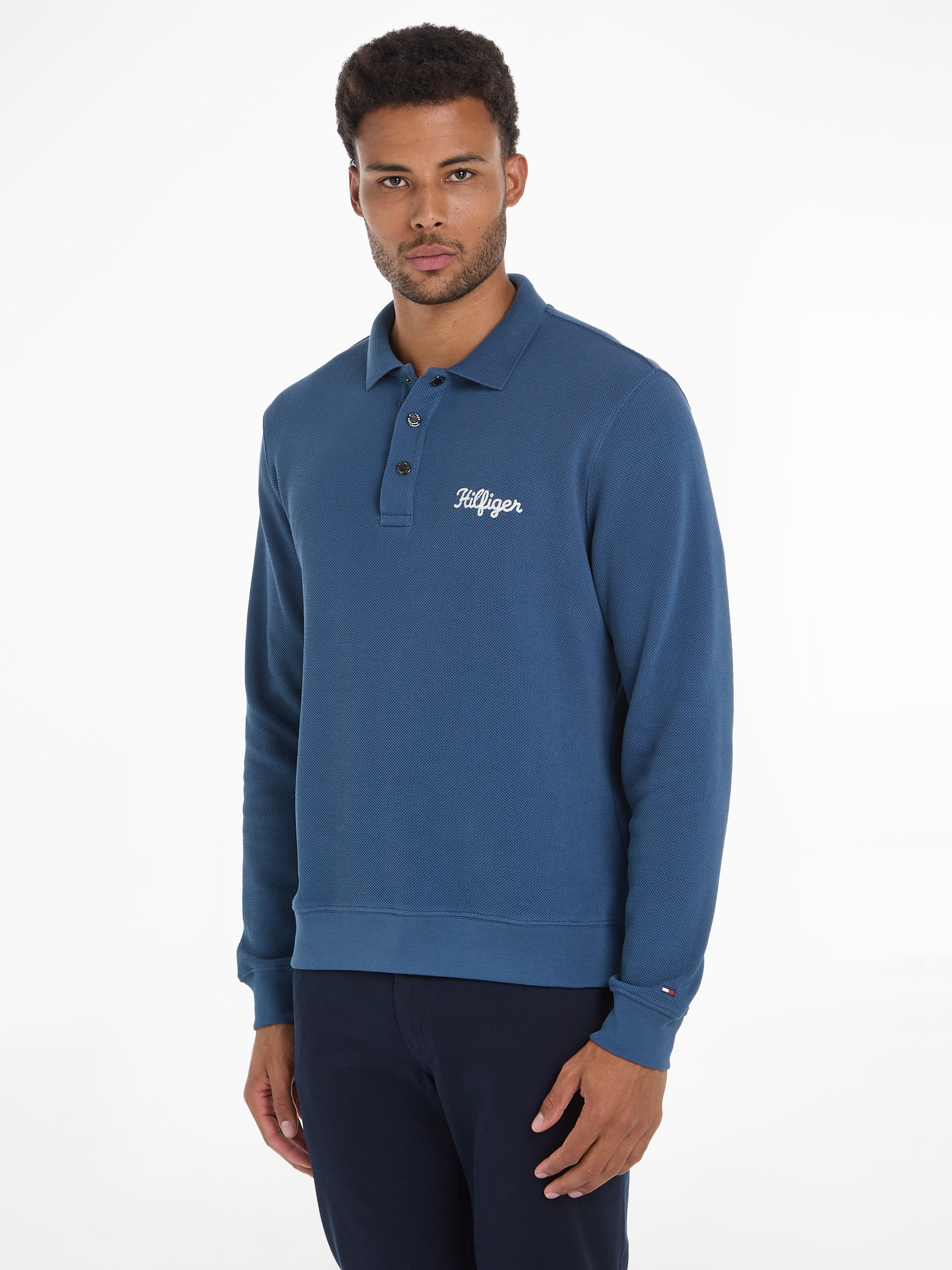 Tommy Hilfiger Langarm-Poloshirt »CHAINSTITCH L/S REG POLO«