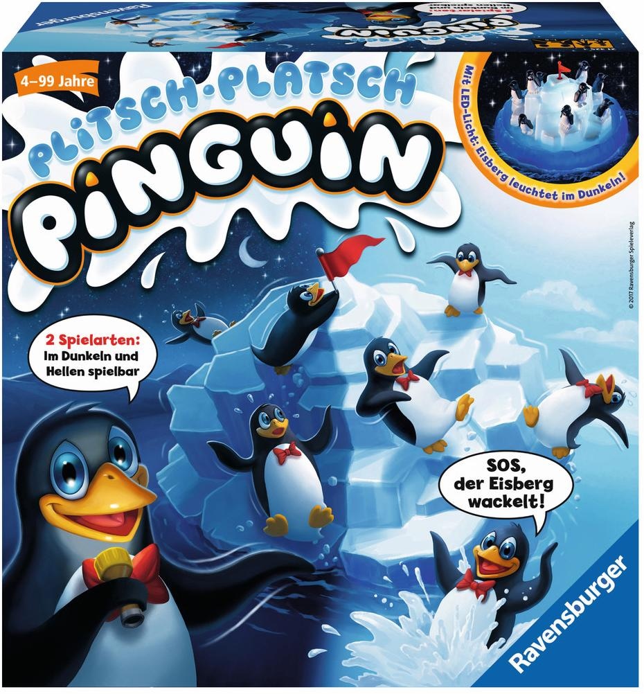 Made Spiel Germany, Ravensburger Pinguin«, - weltweit Platsch in bei schützt - FSC® »Plitsch Wald