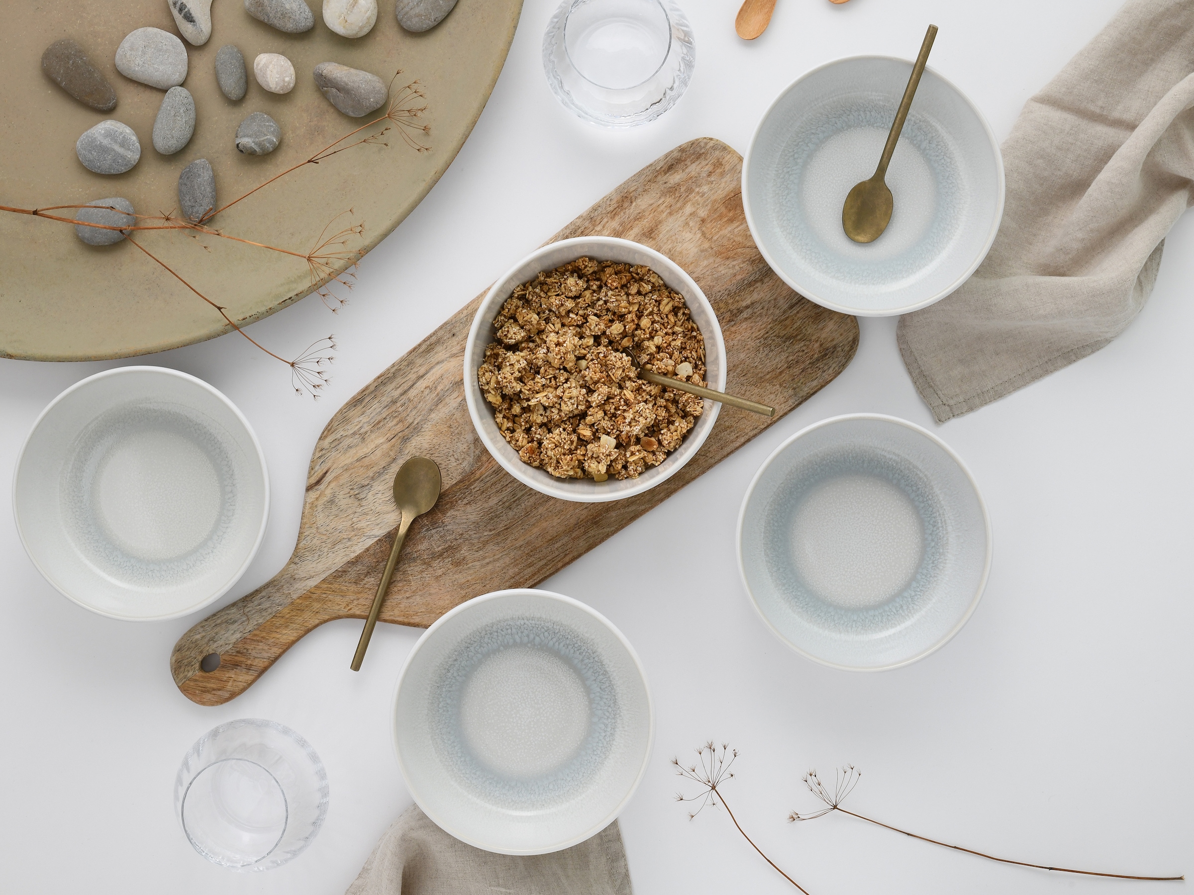 OTTO home Müslischale »modernes Schüssel-Set Lykk, Geschirr-Set, Bowl« 6 Stk. aus Steinzeug