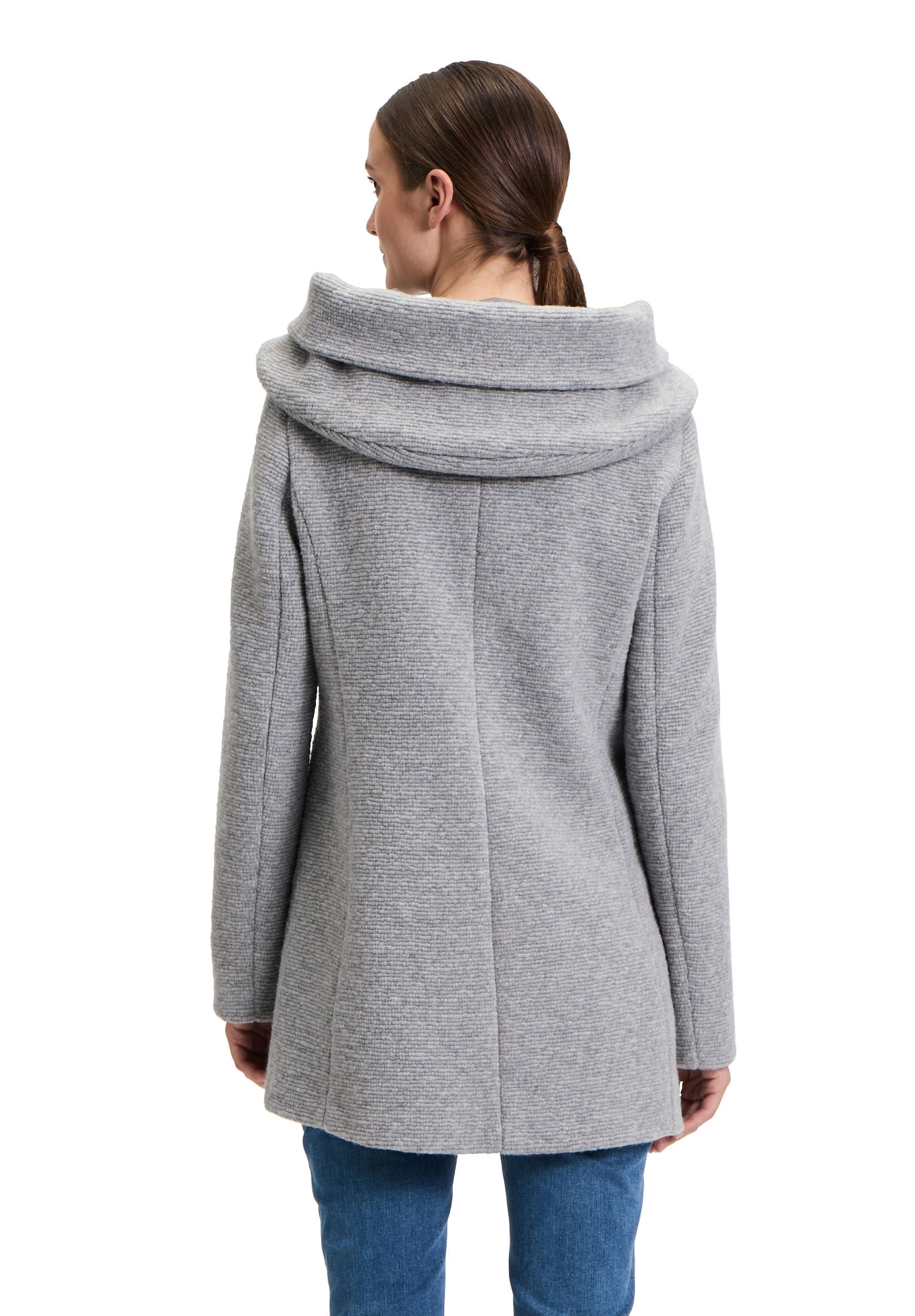 Amber & June Kurzjacke »Kurzmantel mit Kapuze«