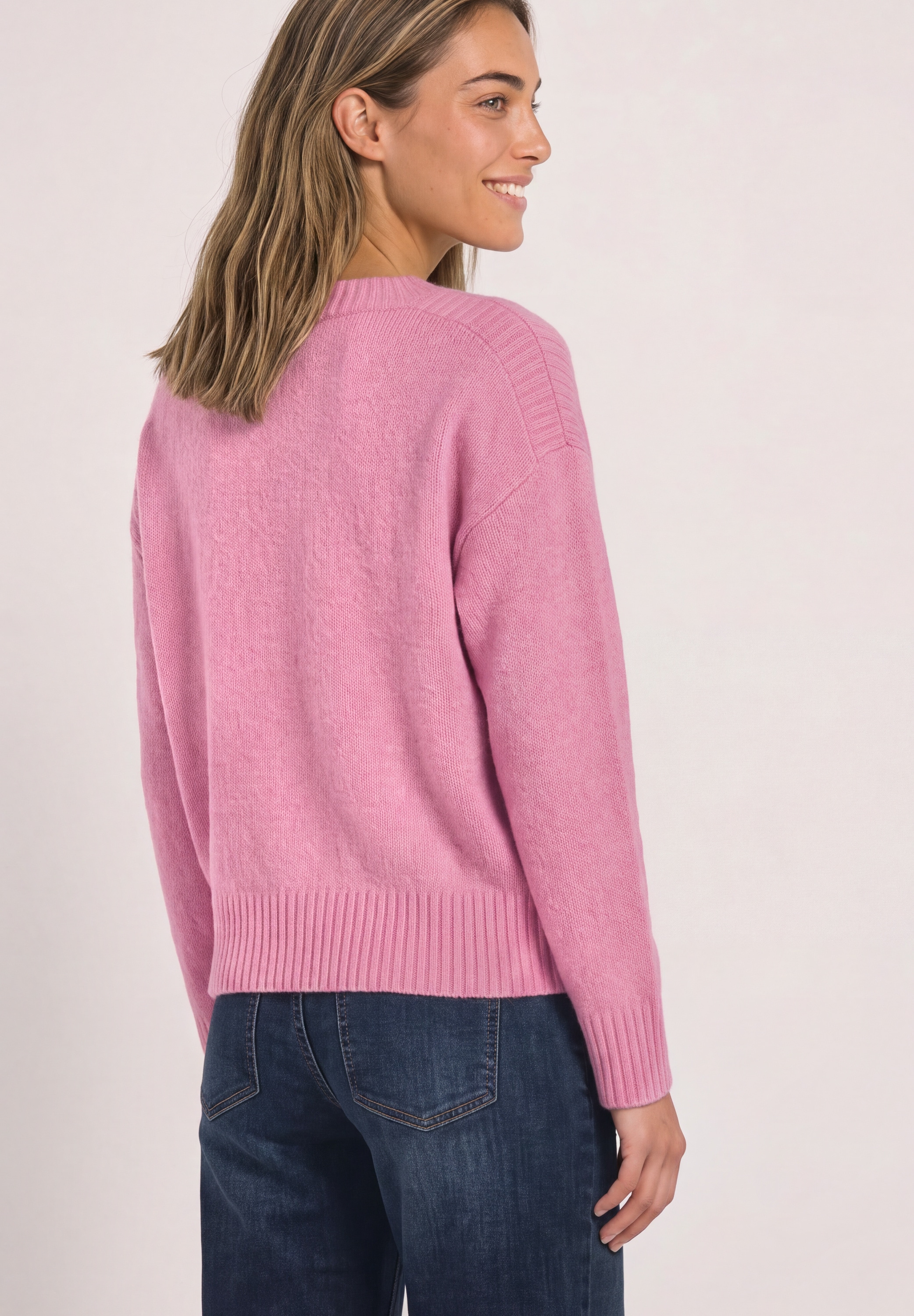 STREET ONE Strickpullover mit Boat Neck