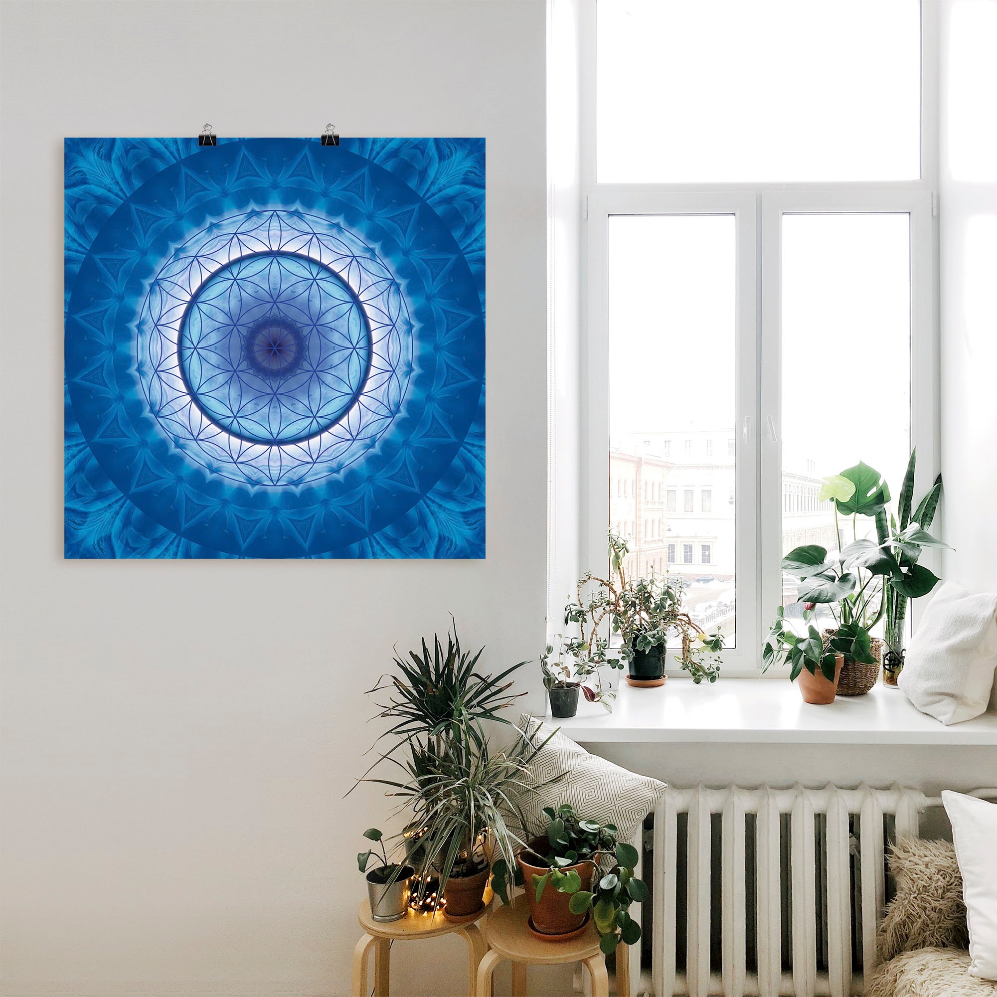 Artland Wandbild »Blume des Lebens 2«, Muster, (1 St.), als Leinwandbild, Poster in verschied. Größen