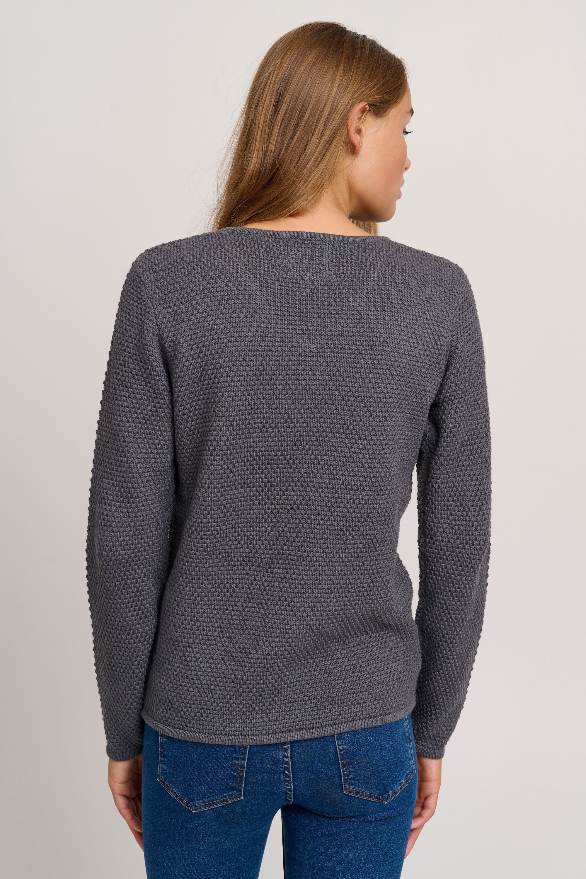 OXMO Strickfleece-Pullover »Strickpullover OXHanna«