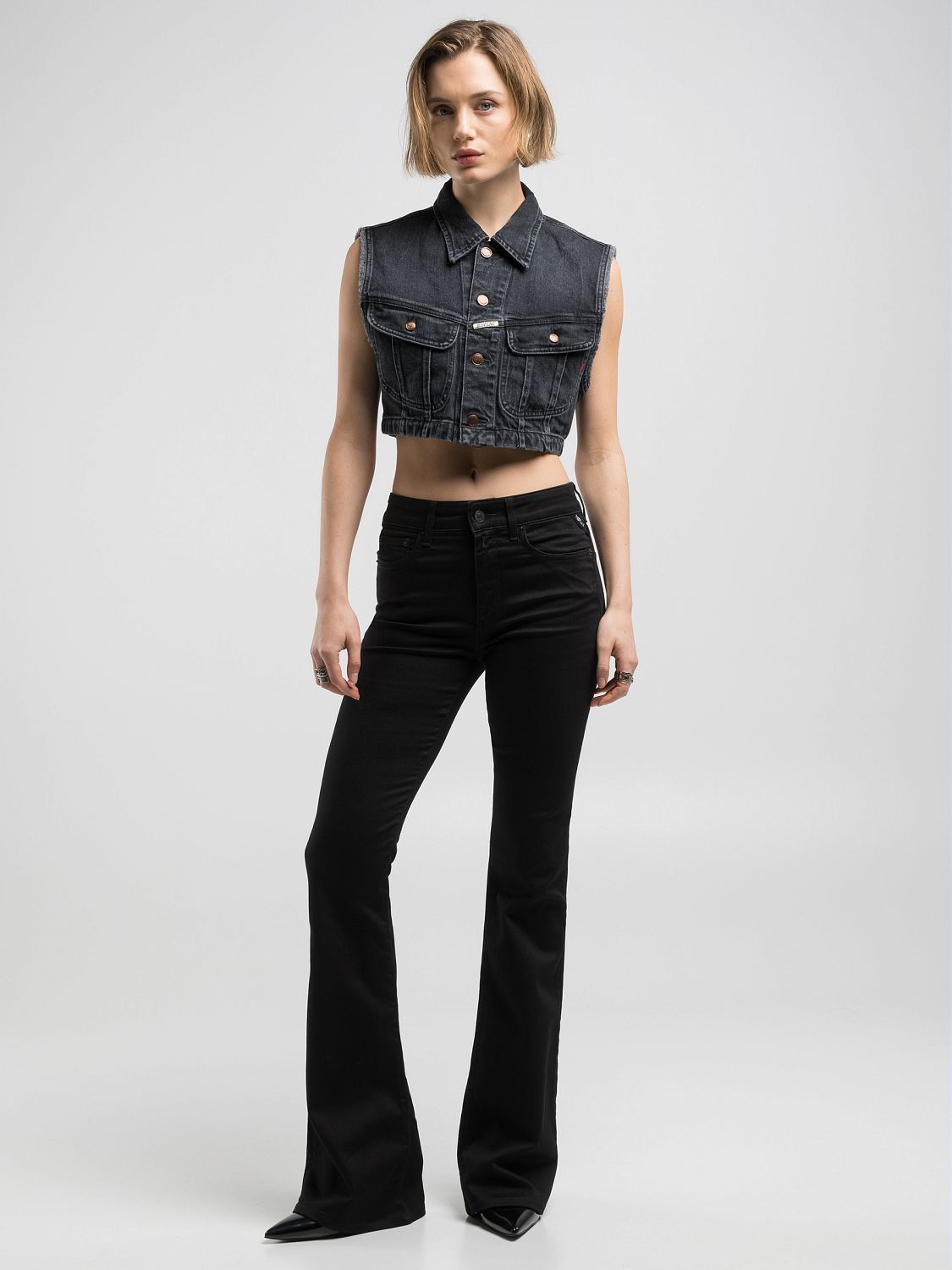 Replay 5-Pocket-Jeans »JOELLA«, im Flare Fit