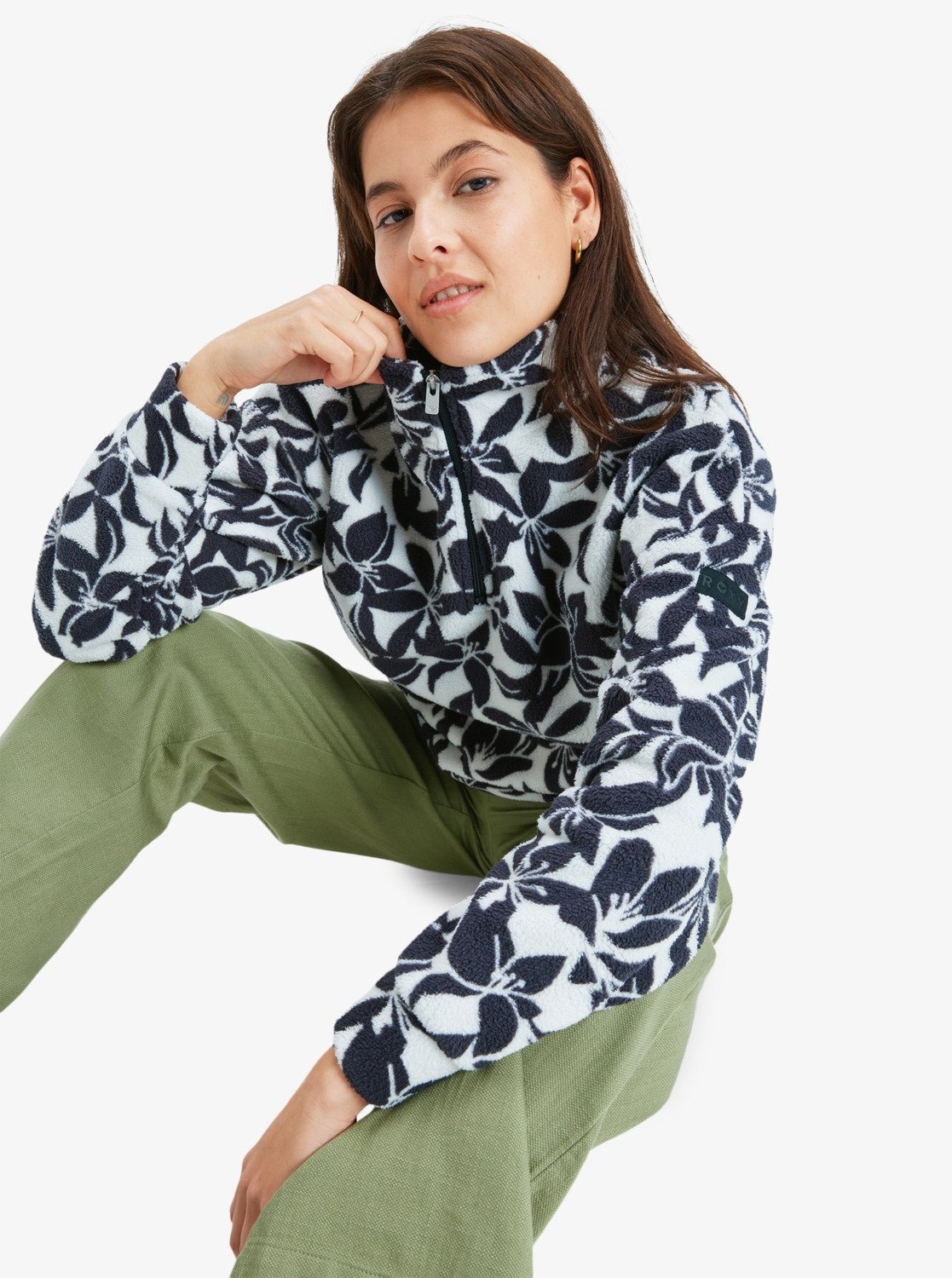 Roxy Strickfleece-Pullover »LIVE OUT LOUD«, 1 Stk.
