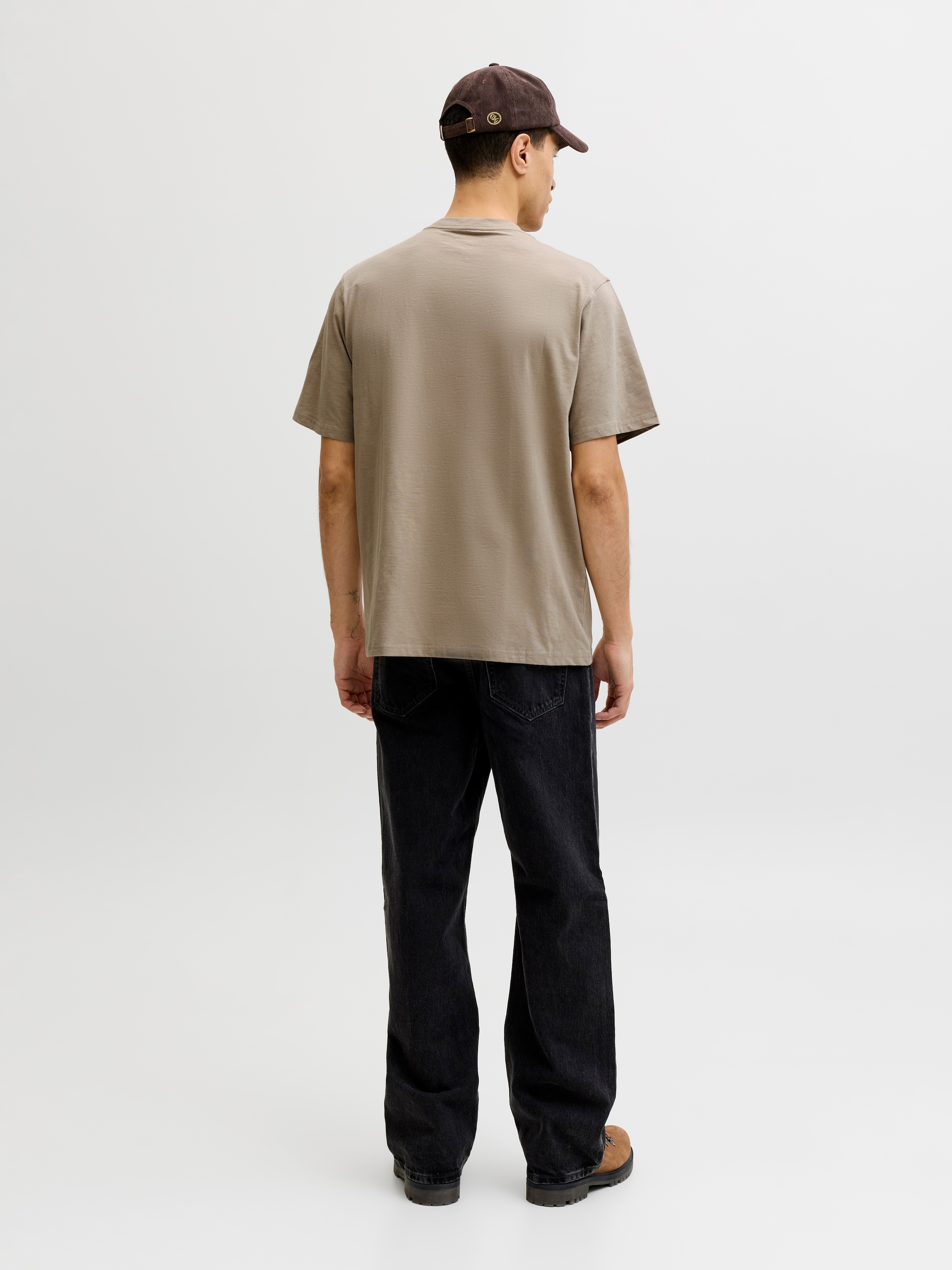 Jack & Jones Kurzarmshirt »JJEDOVER SLUB TEE SS NOOS« Baumwollmischung, relaxed fit