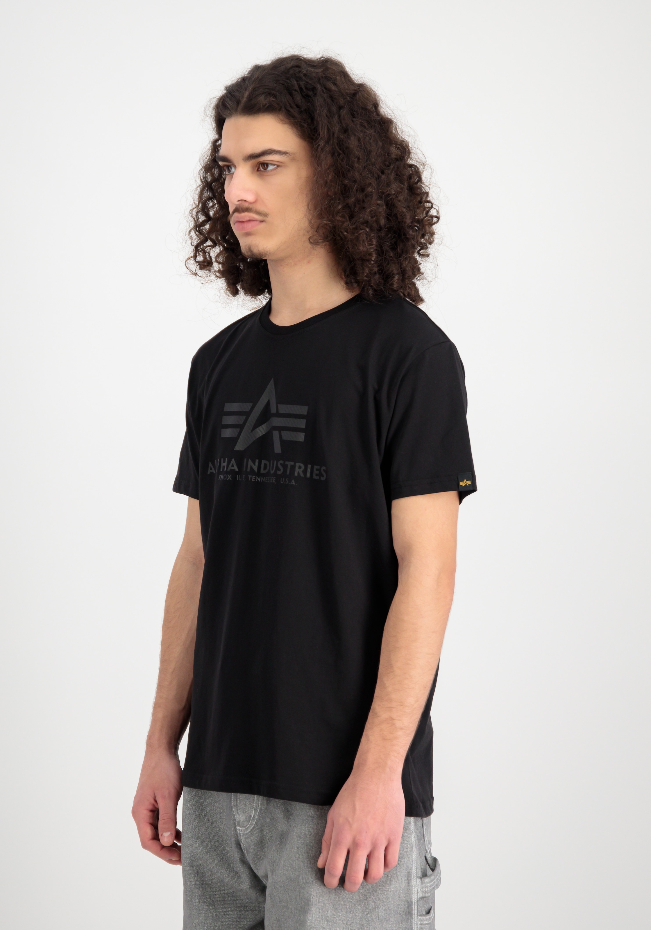 Alpha Industries Rundhalsshirt »Basic T Carbon«