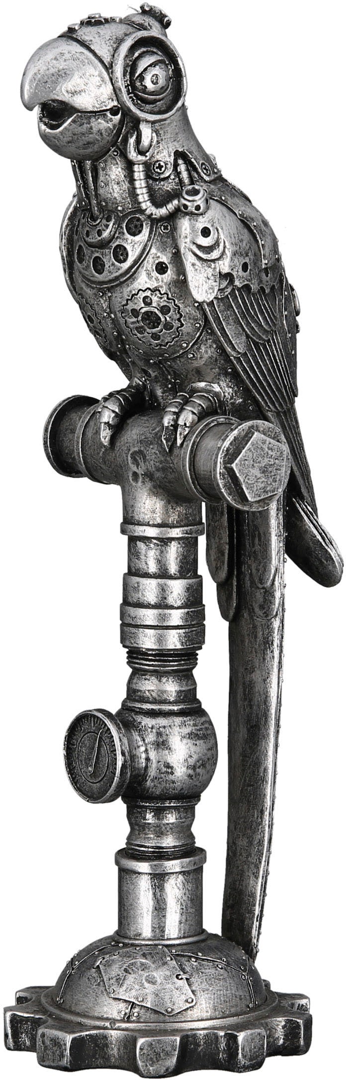 Casablanca by Gilde Tierfigur »Skulptur Parrot Steampunk« auf Rechnung  kaufen | Pflanzkübel
