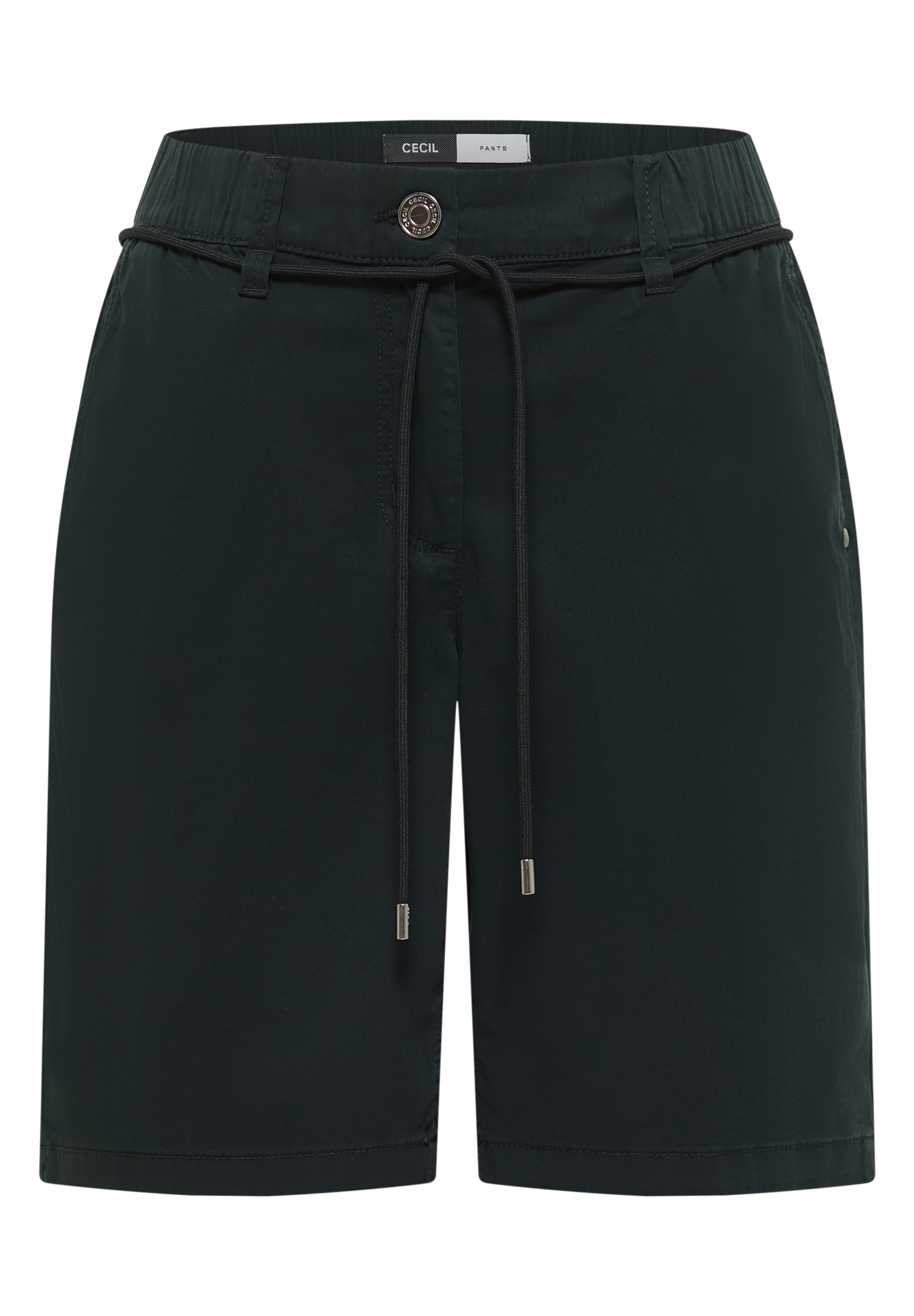 Cecil Shorts  Unifarbe, Loose Fit, mit Kordel
