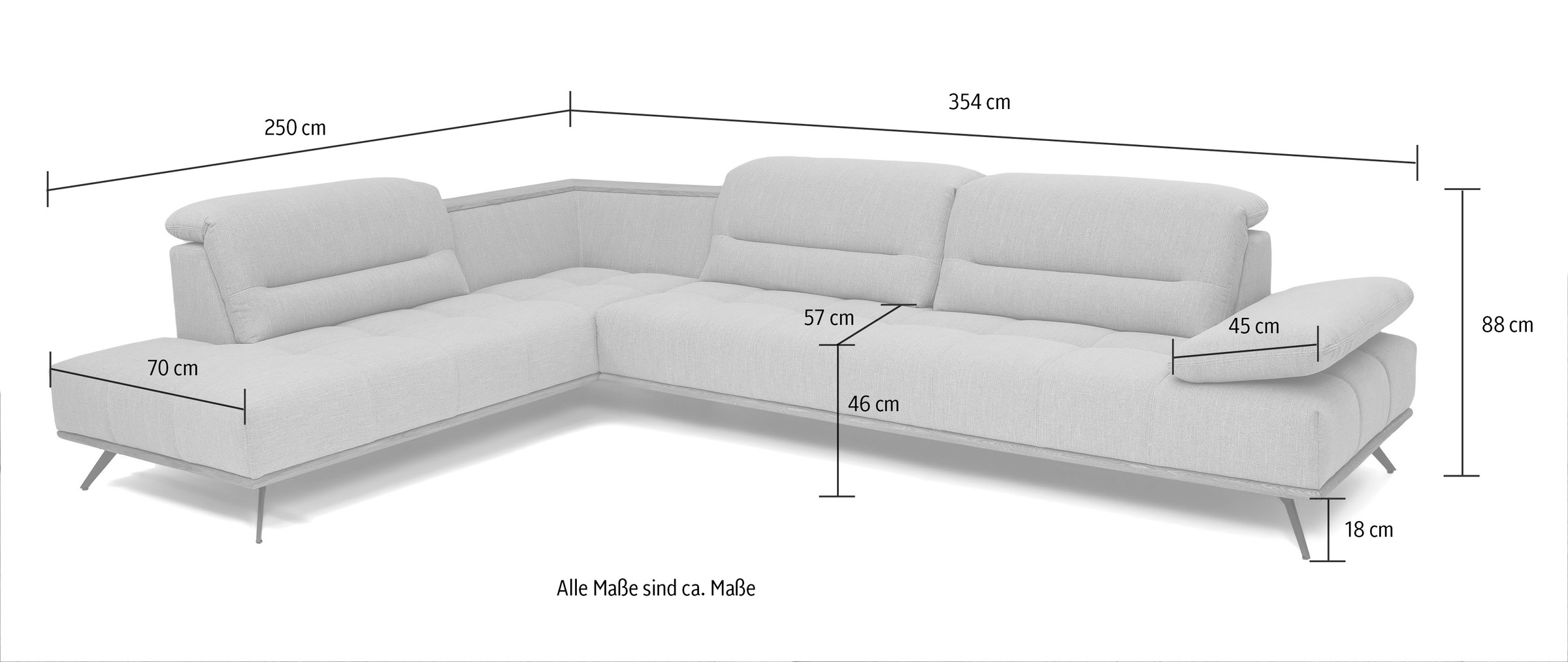 Alte Gerberei Ecksofa », L-Form«